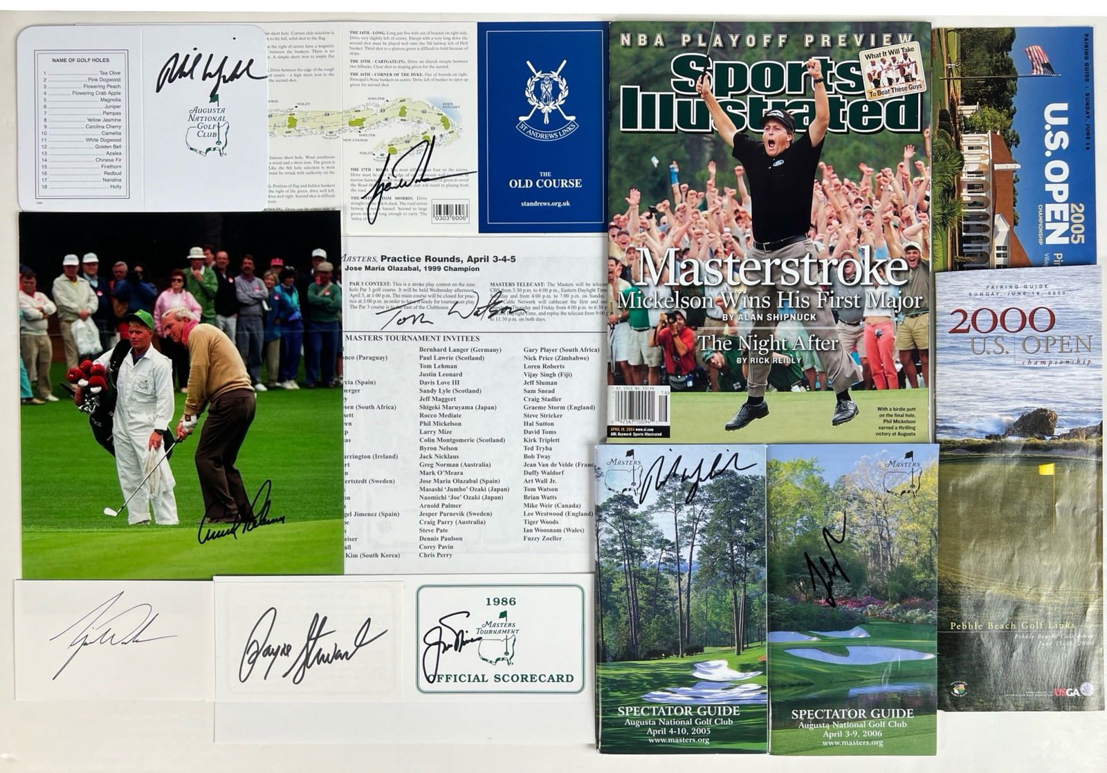 Golf Legends Autograph/ Signature Collection (1 of 6)