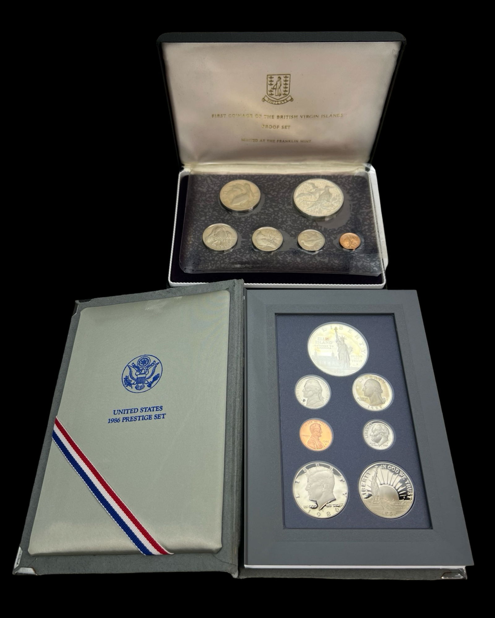 1986 US Prestige Coin Set & 1973 Virgin Islands Se (1 of 6)