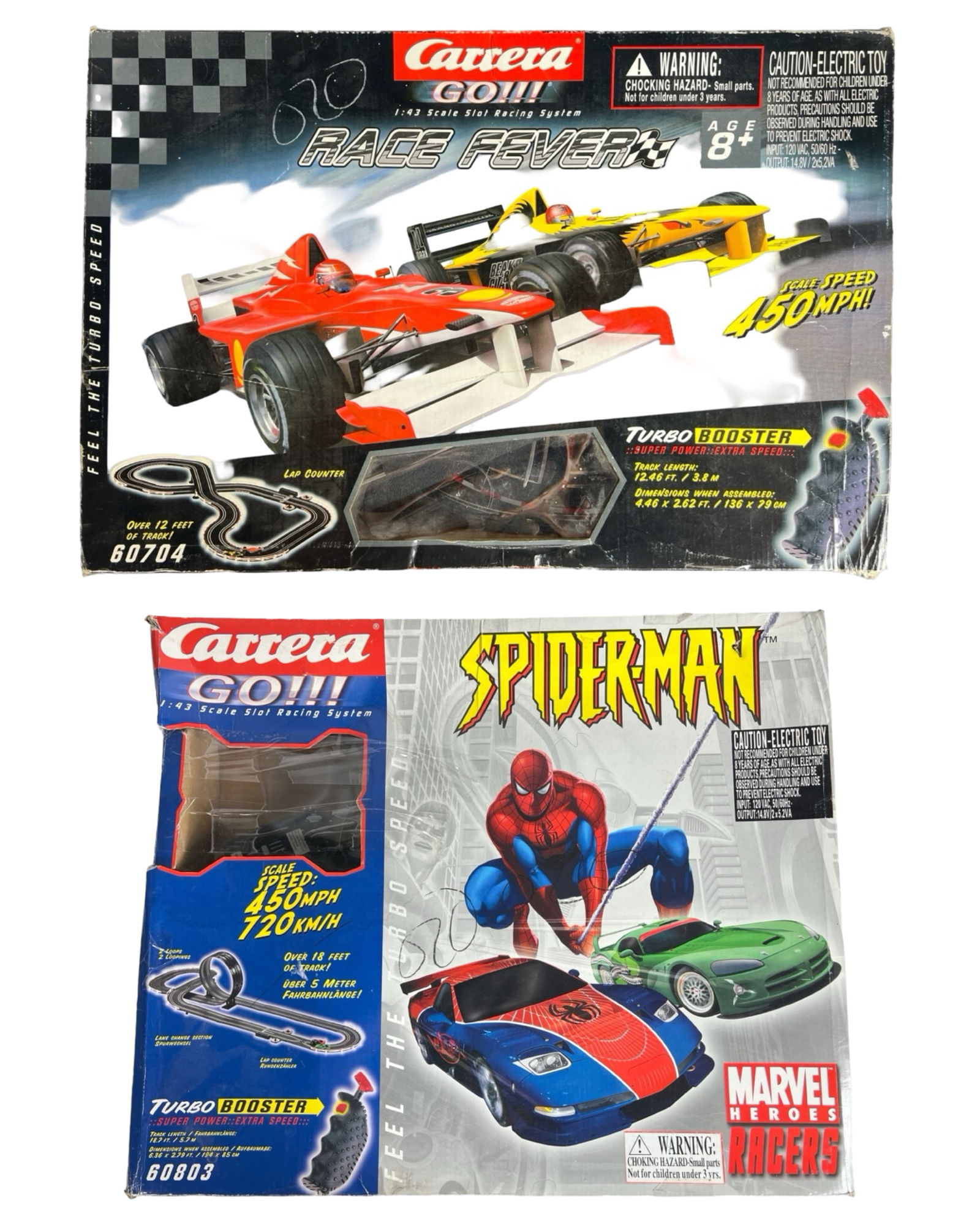 Carrera Go! Race Fever & Spider-Man Slot Car Sets (1 of 6)