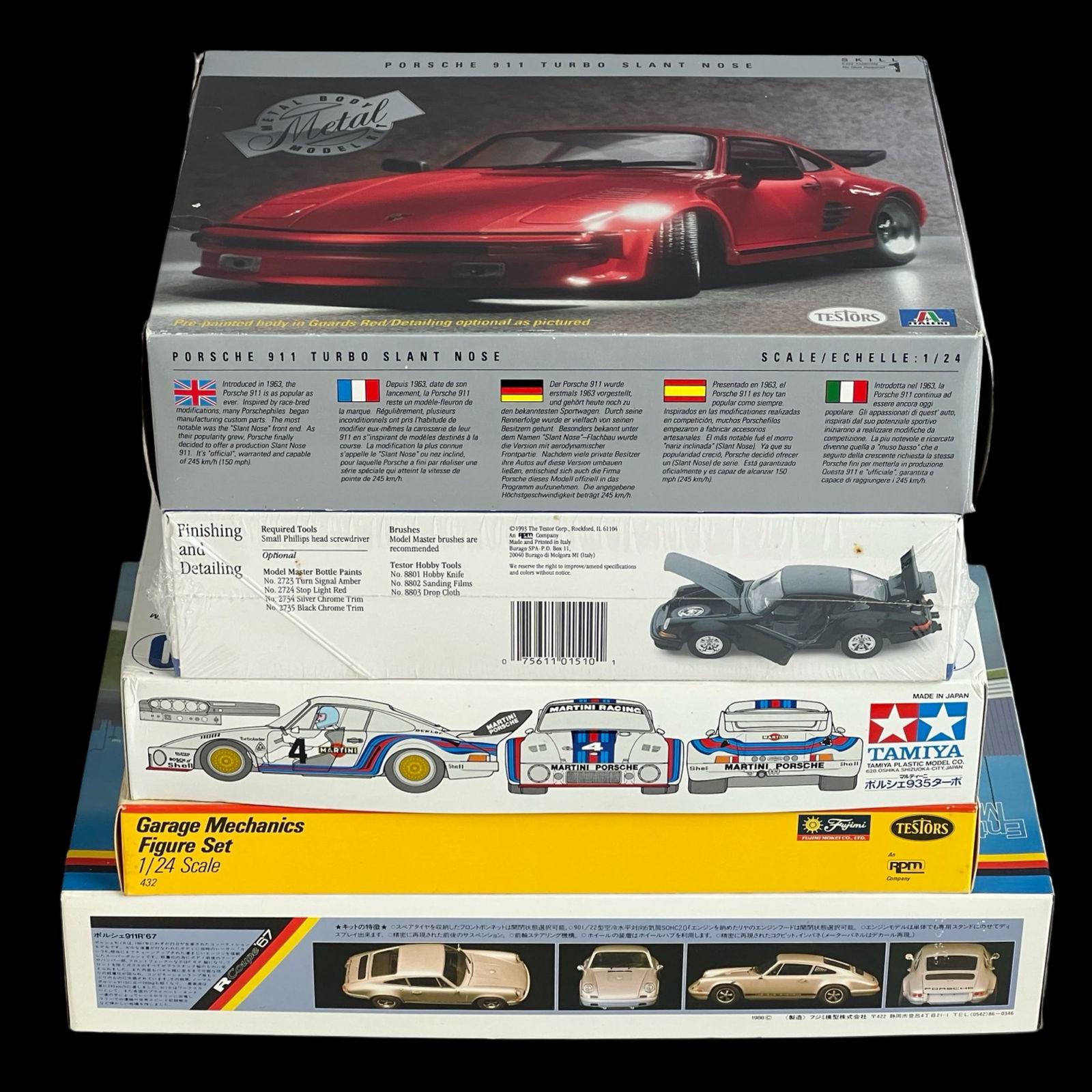 Vintage Plastic Model Kits- Racing Cars, Porsche (1 of 4)