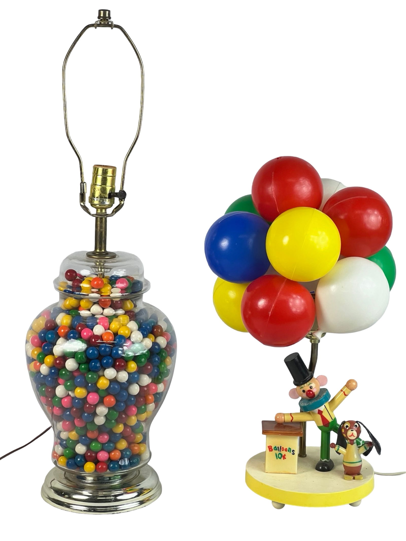 Novelty Lamps - Gumball Machine & Clown Balloon (1 of 5)
