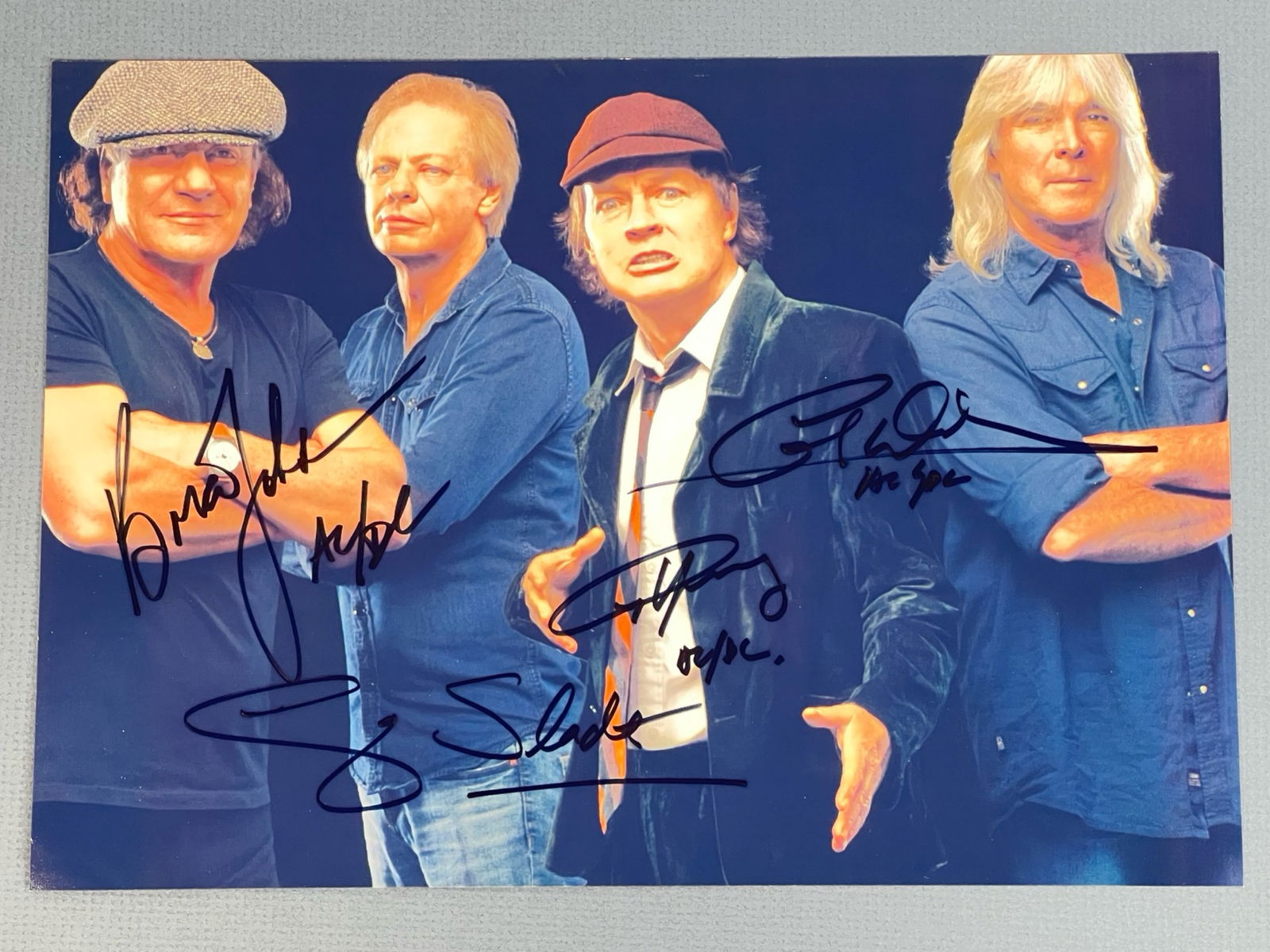AC/DC Band Signed/ Autographed Photograph (1 of 4)
