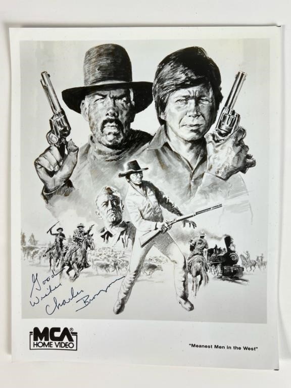 Charles Bronson Signed "Meanest Men in the West" (1 of 3)