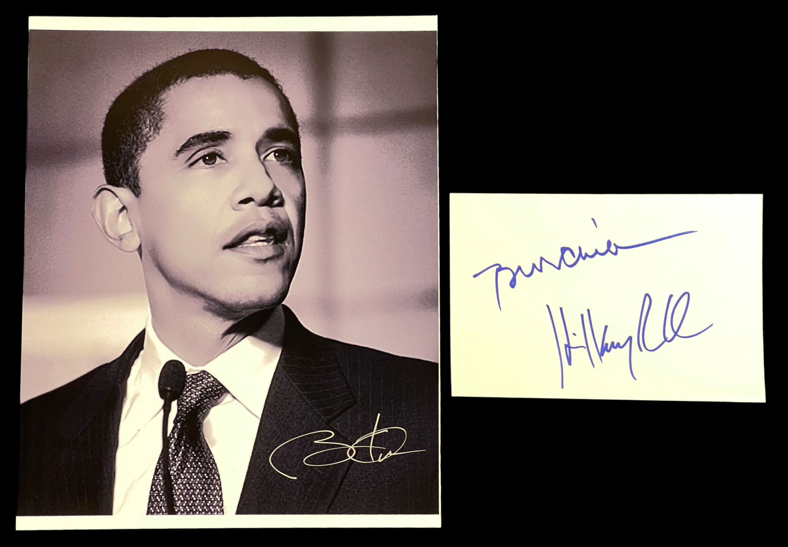 President Obama & Bill/ Hillary Clinton Signatures (1 of 4)