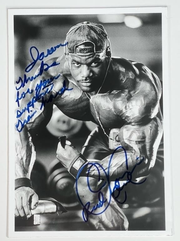 Mr. Olympia Ronnie Coleman Signed Photograph (1 of 3)