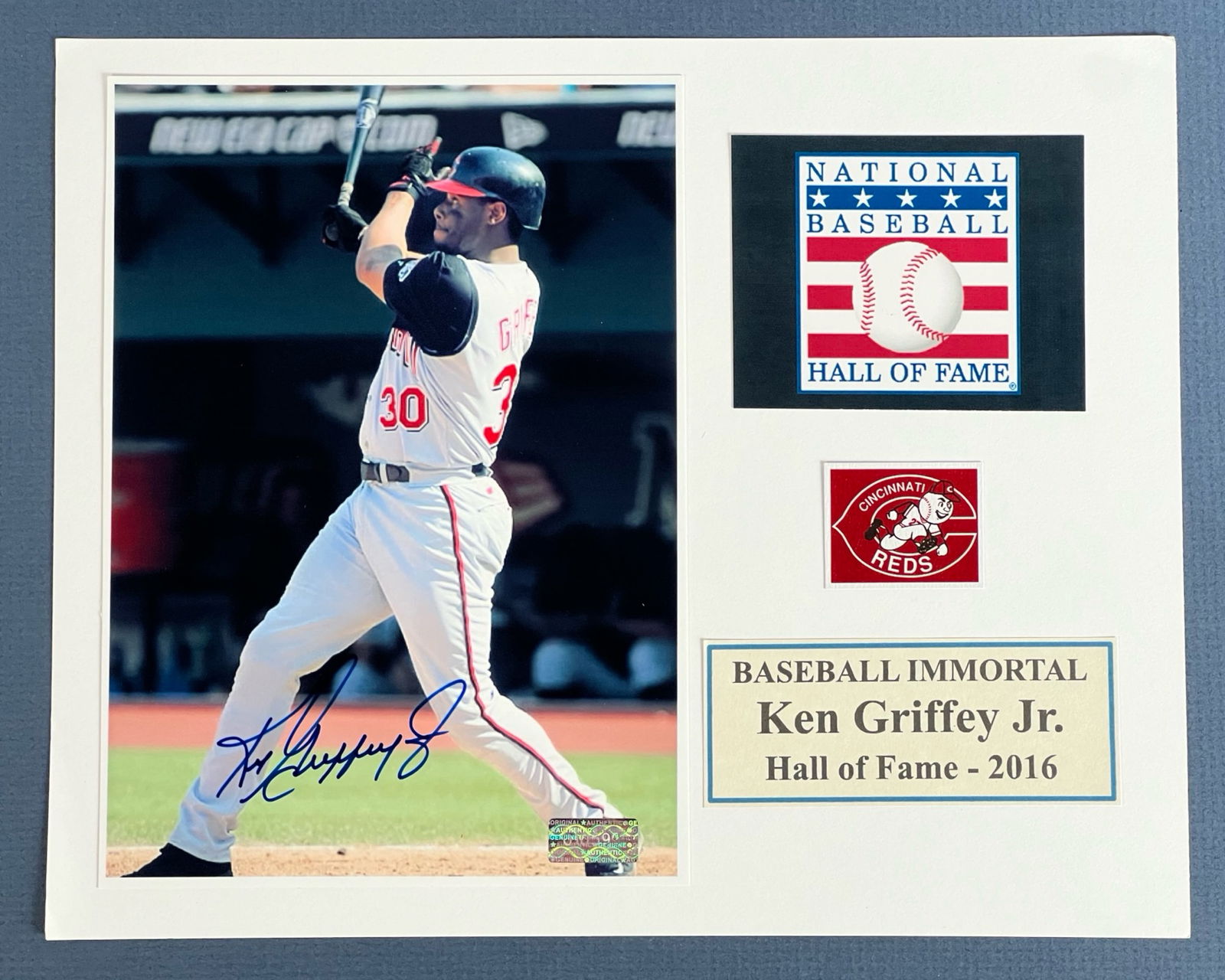 Ken Griffey Jr. Autographed Baseball Photograph (1 of 3)