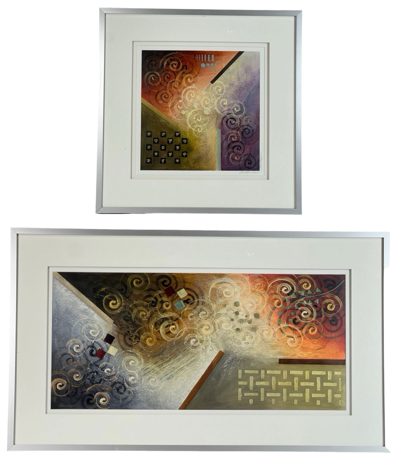 Andre Eyl - "Harlequin" Mixed Media Paintings (1 of 5)