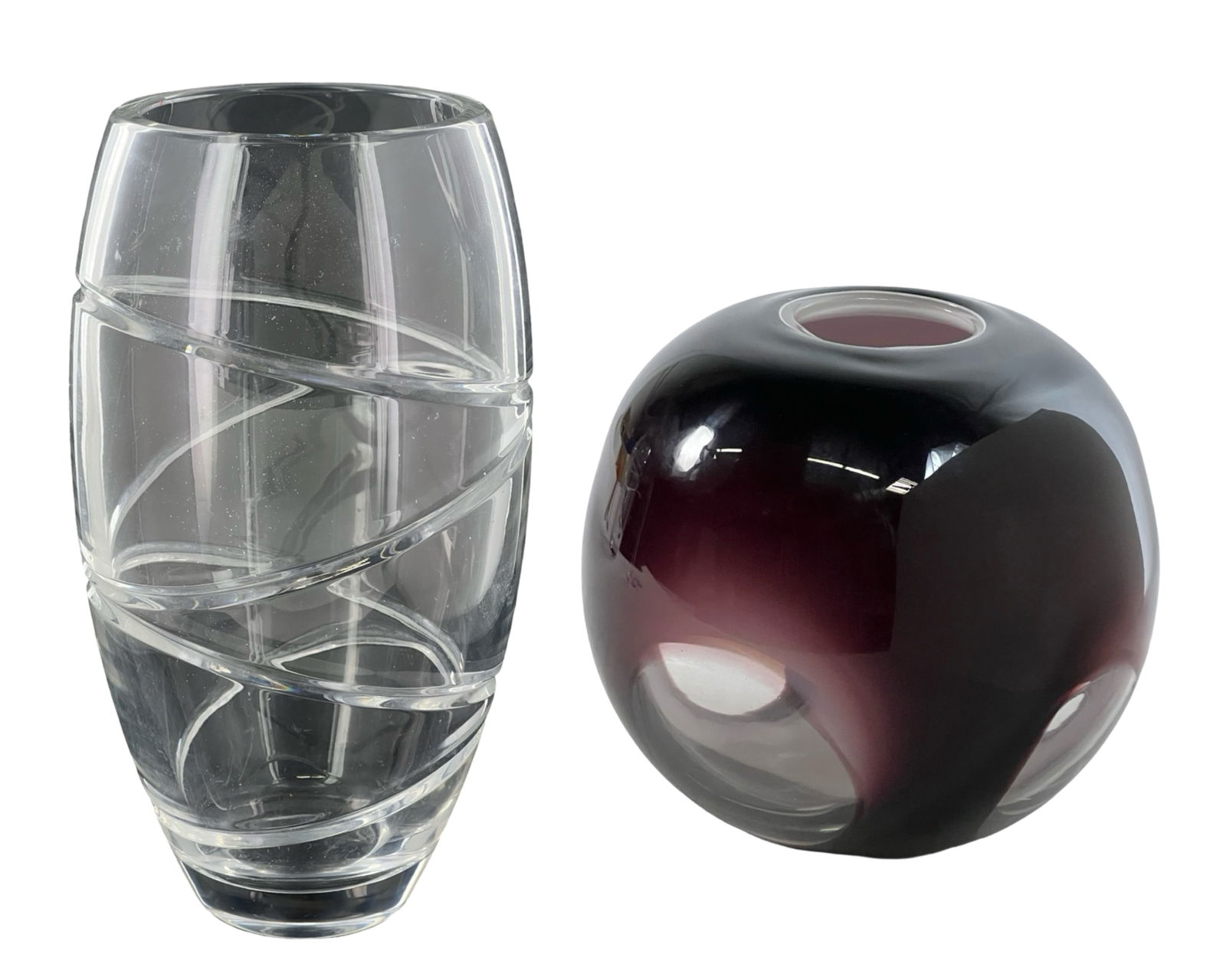 Pair of Modern Art Glass Vases- Jasper Conran (1 of 8)