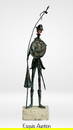 Jim Lewk "Don Quixote" Copper Sculpture- 33"