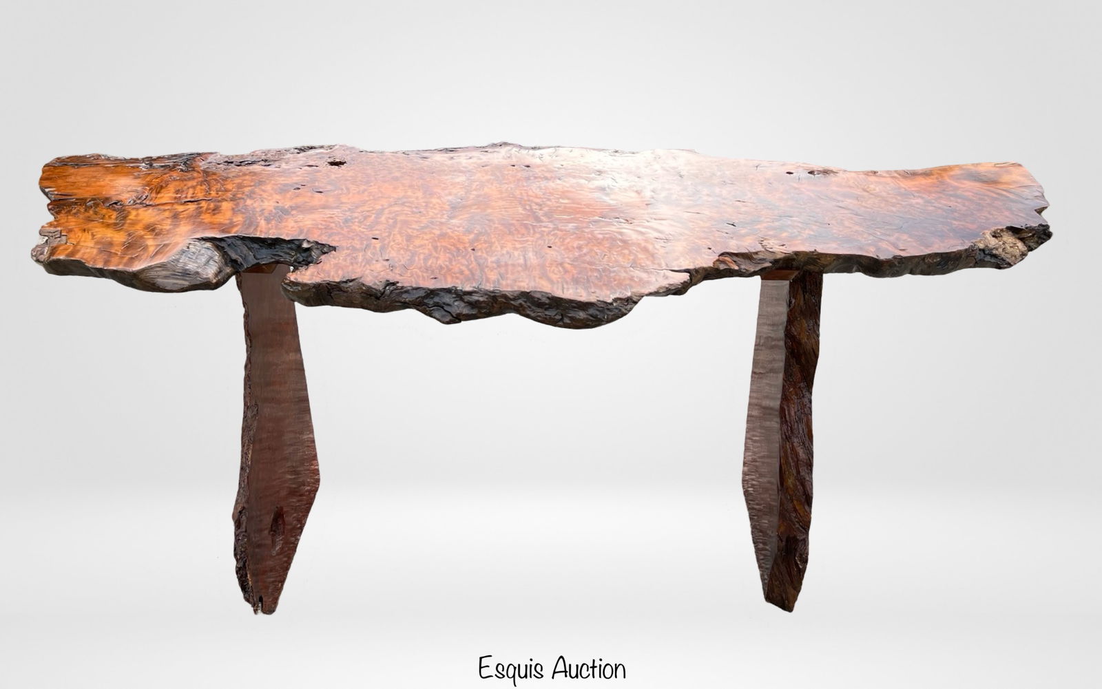 Large California Redwood Burl Live Edge Table (1 of 6)