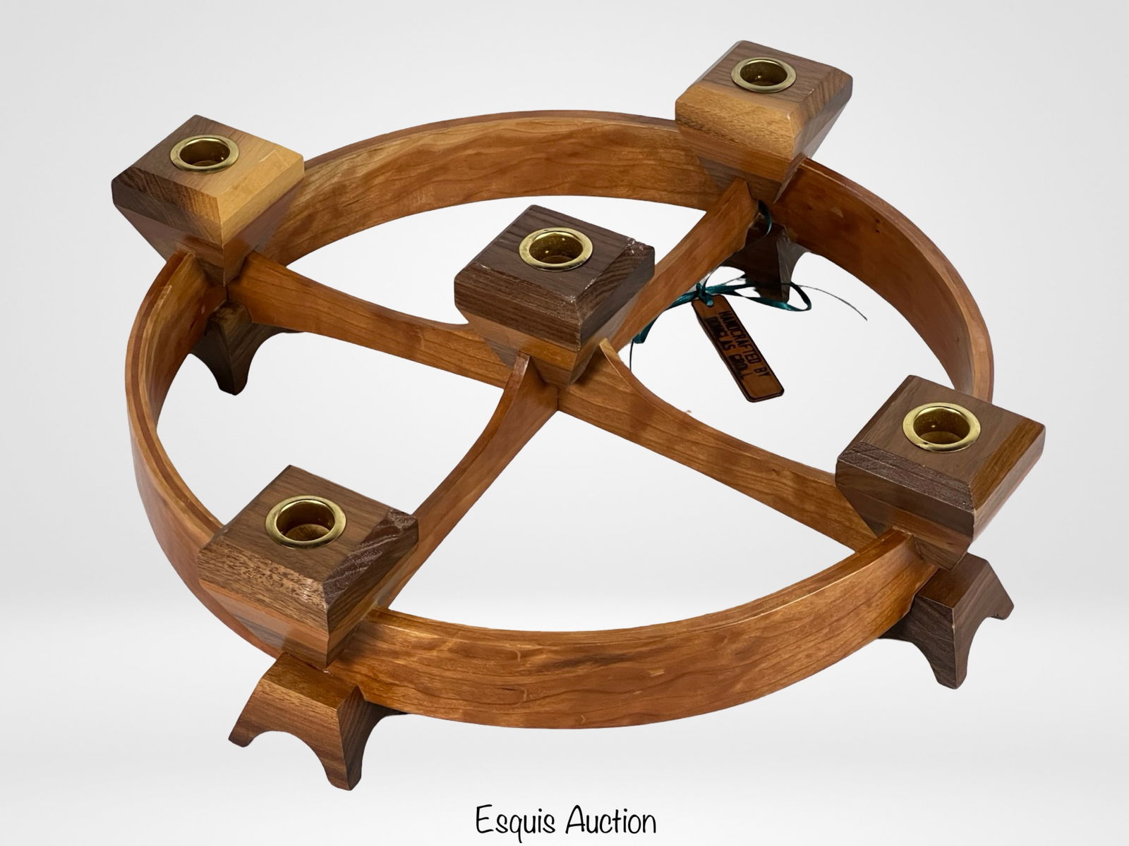 Wooden Candle Holder Centerpiece by Douglas Groll (1 of 4)