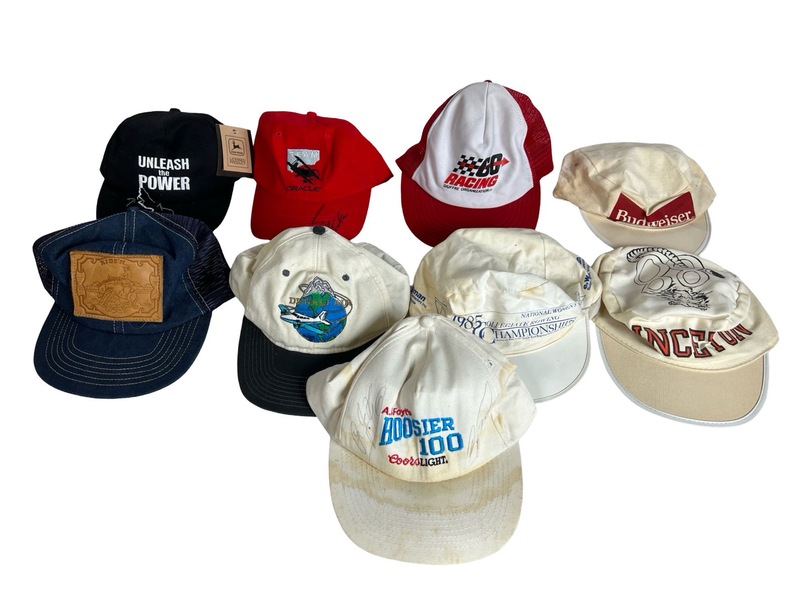 Group of Vintage Caps/ Hats incl. Autographed (1 of 7)