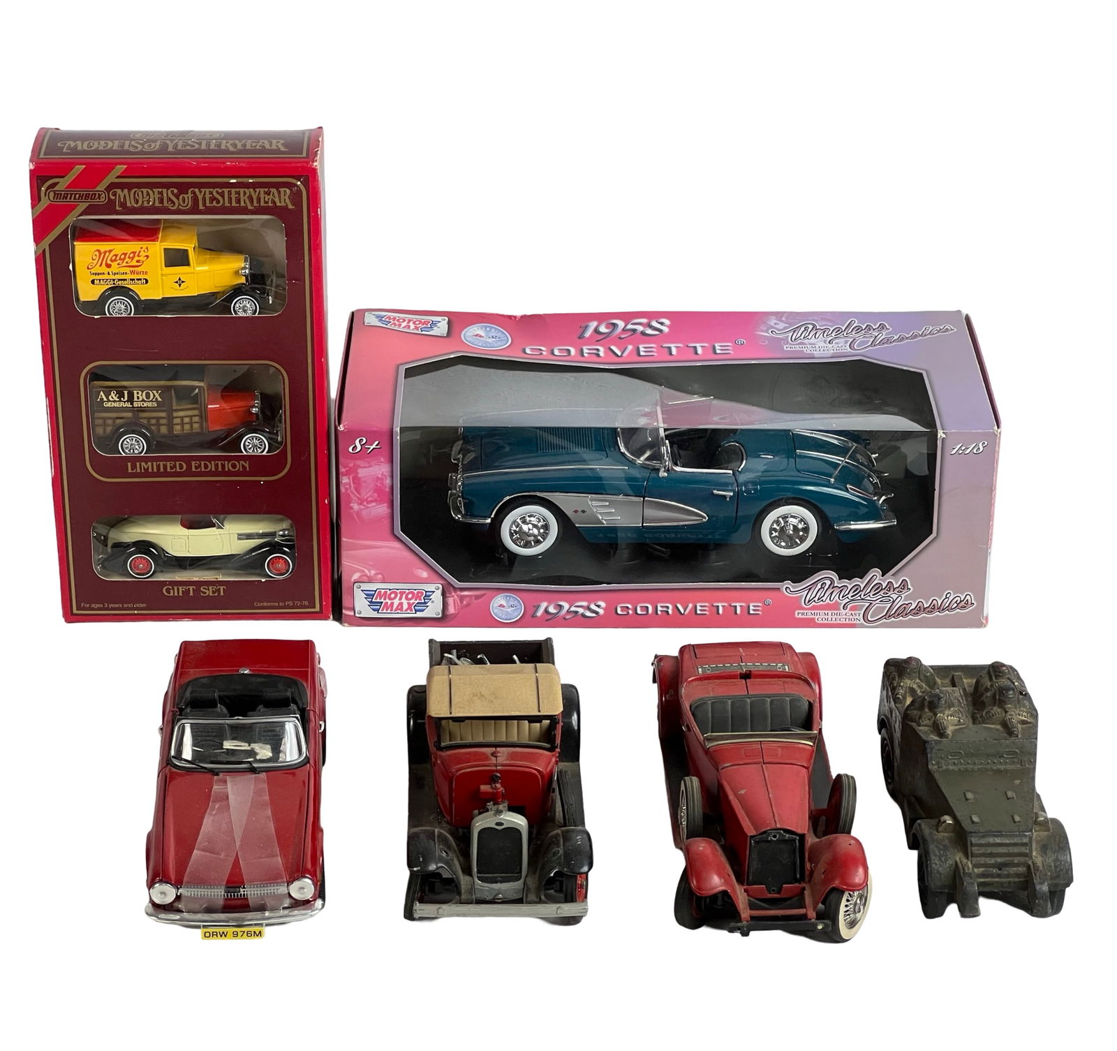 VIntage Die-Cast Cars incl. Hubley (1 of 8)