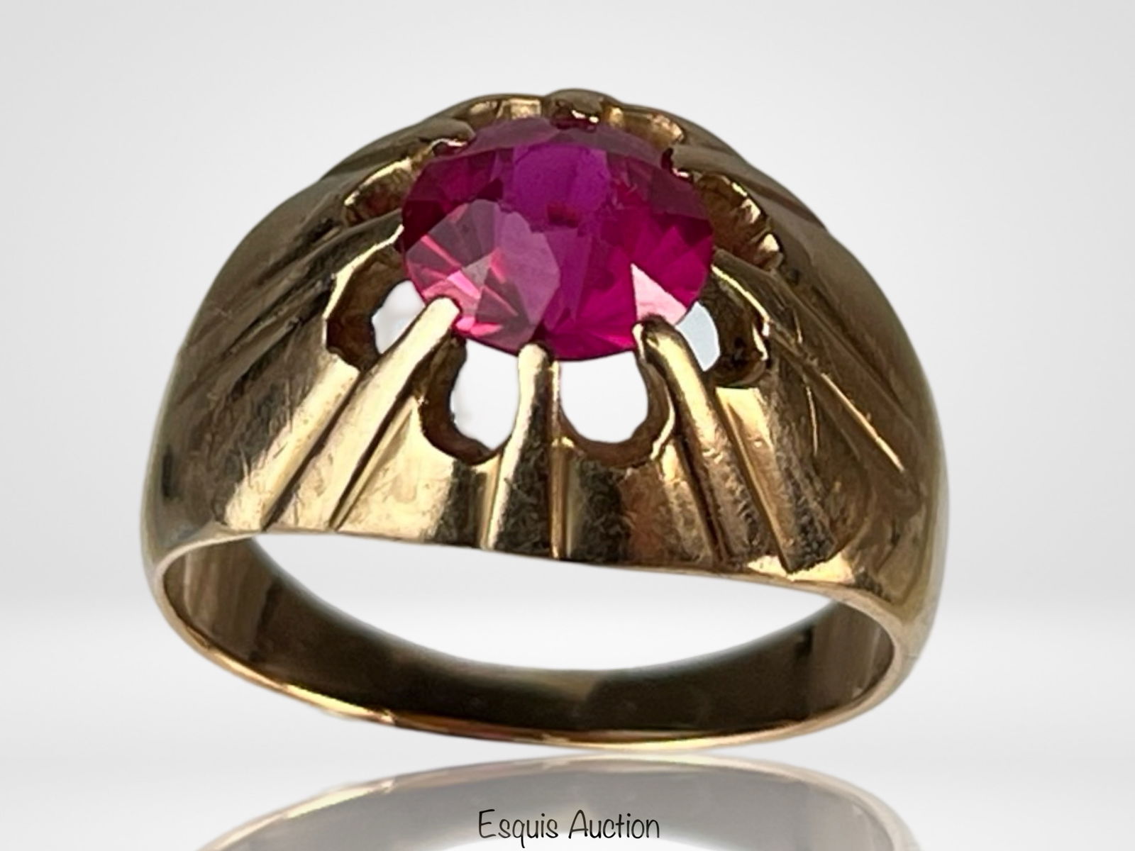 14k Gold Ruby Lady's Ring (1 of 5)