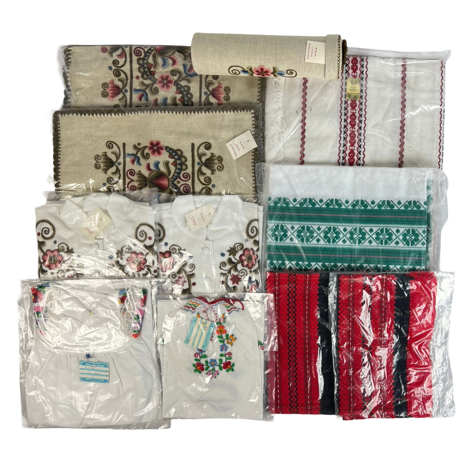 Hungarian Kalocsa Folk Traditional Textile (1 of 4)