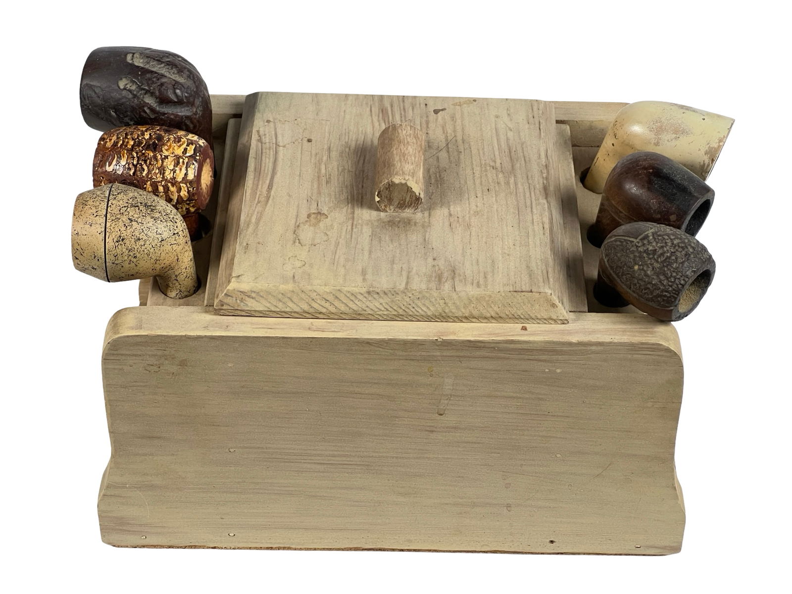 Vintage Smoking Pipe Collection with Stand (1 of 8)