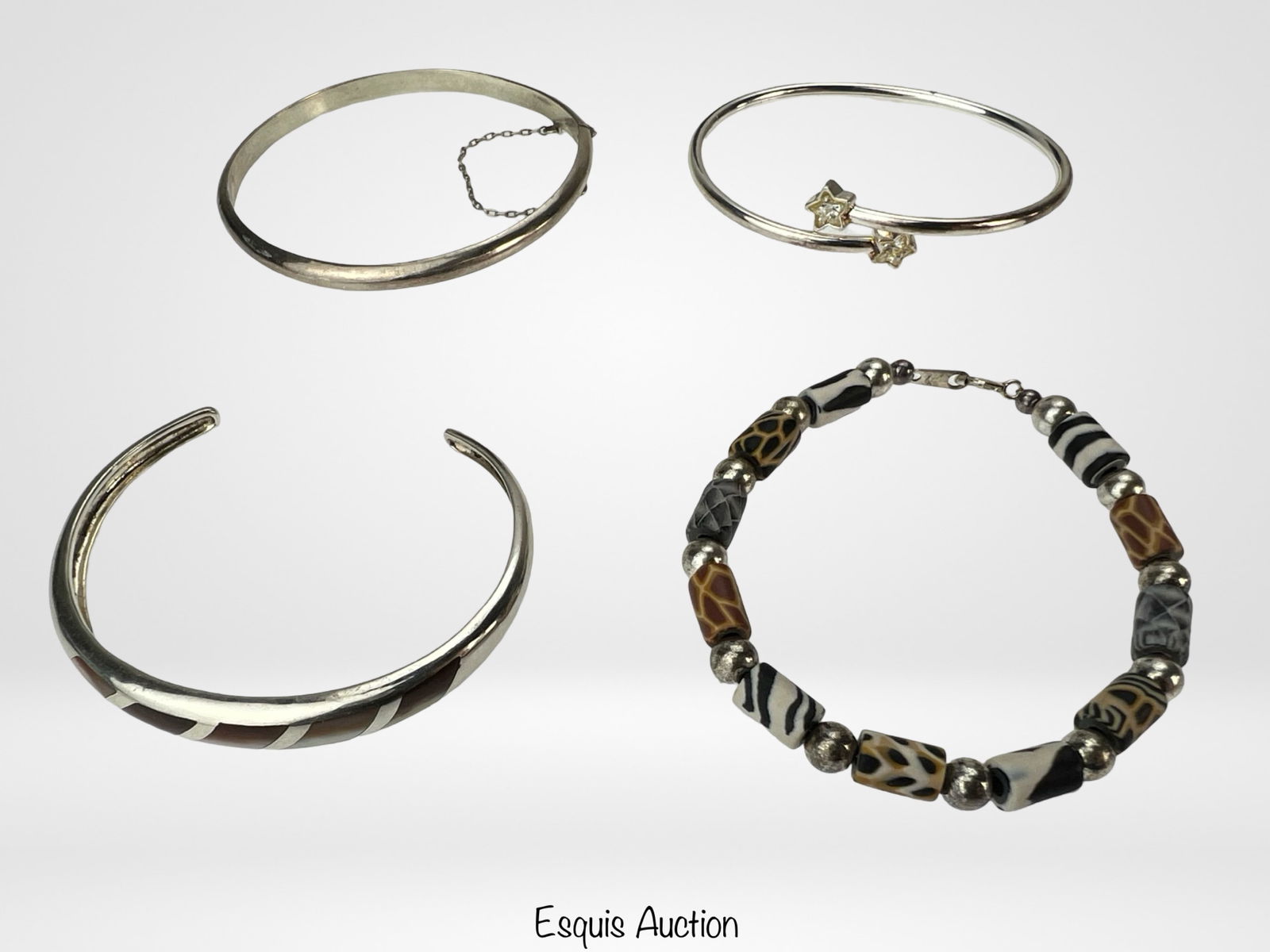 Sterling Silver Cuff & Bangle Bracelets (1 of 4)