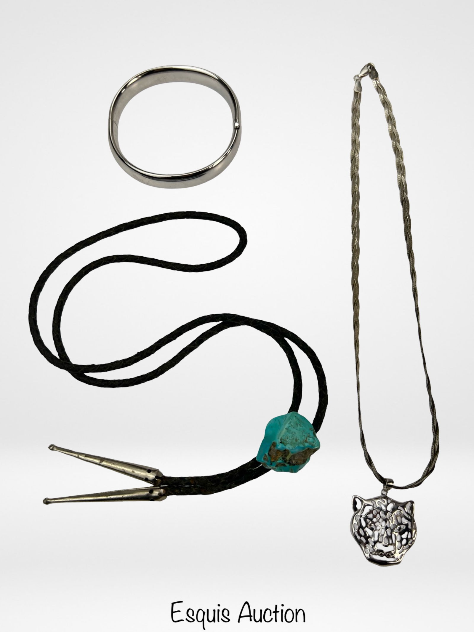 Sterling Silver Jewelry- Bracelet, Jaguar Necklace (1 of 5)