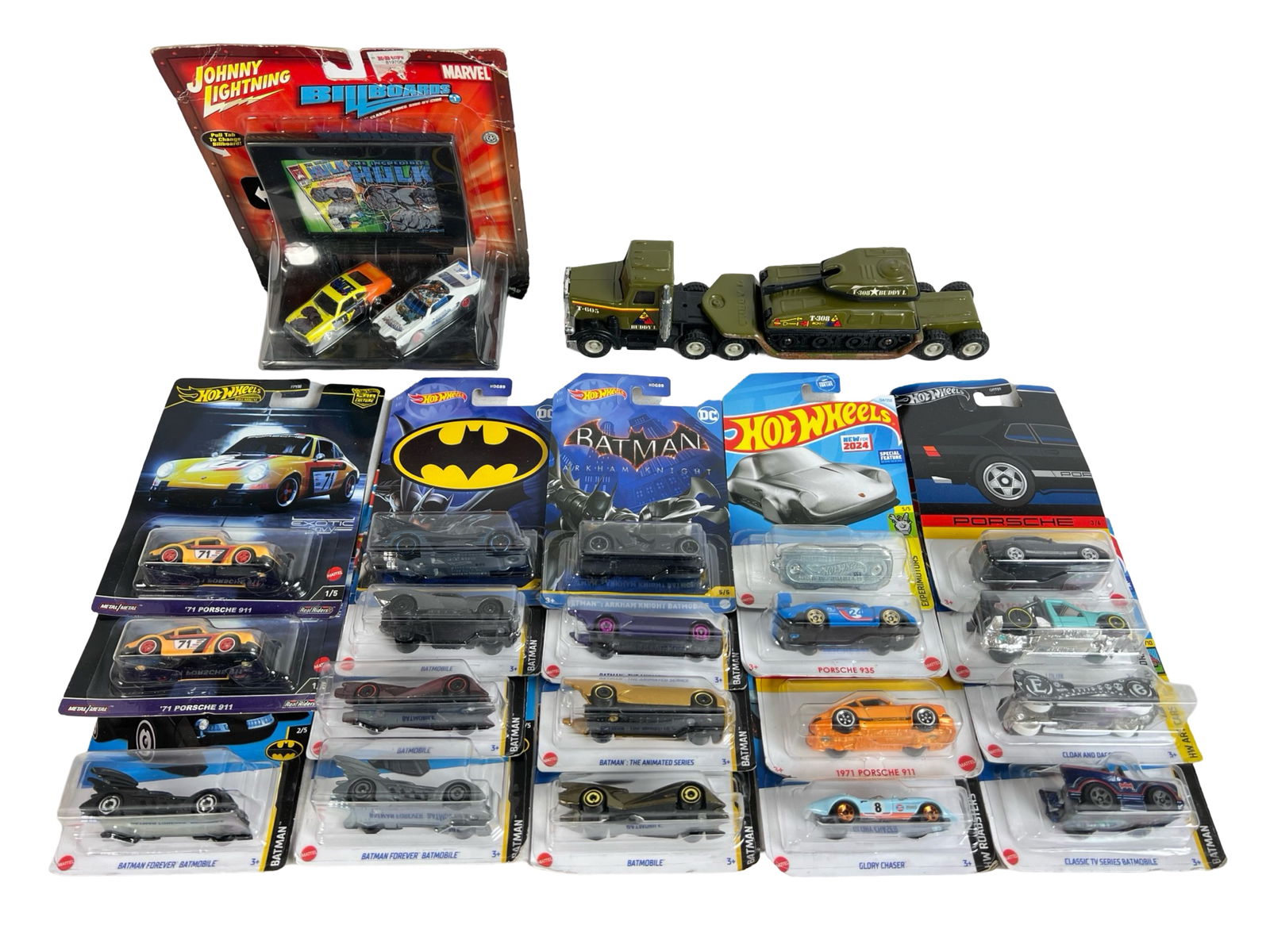 Hot Wheels Die-Cast Cars & Buddy L Military Tank (1 of 5)