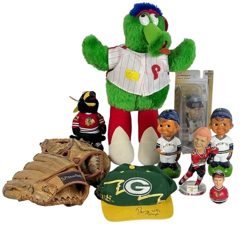 Vintage Sports Memorabilia with Autographed (1 of 7)