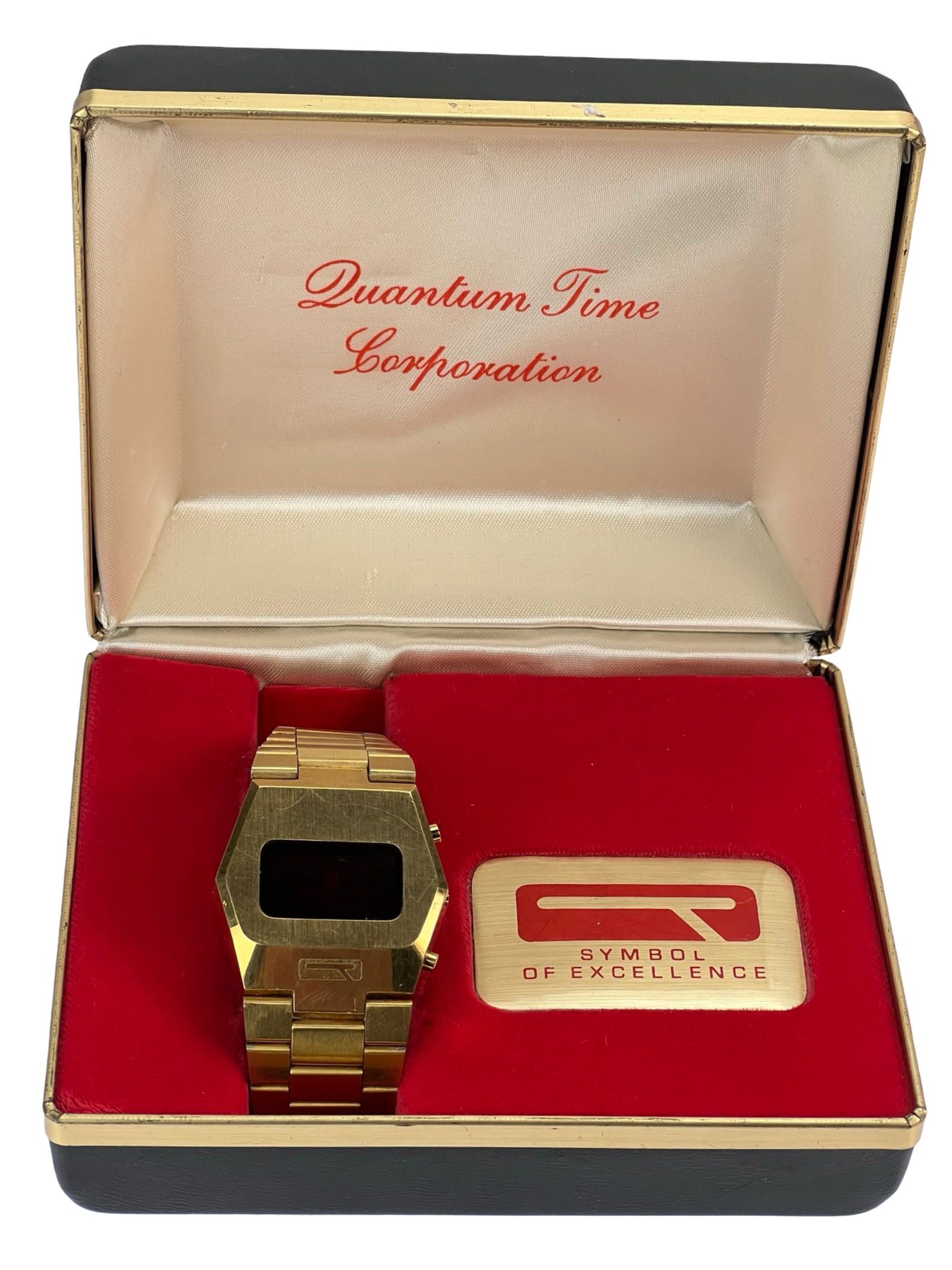 Vintage Quantum Time Corp LED Digital Watch 70s (1 of 4)