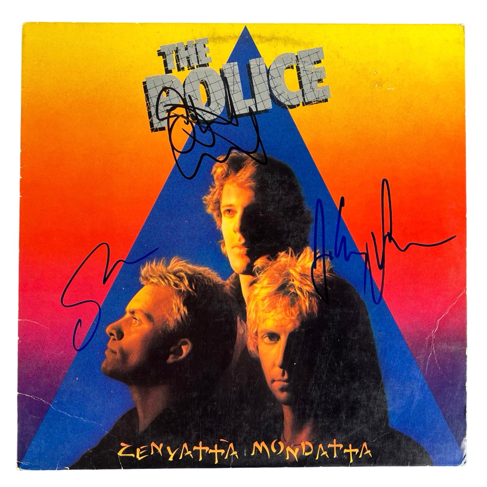 The Police- Band Autographed  "Zenyatta Mondatta" (1 of 6)