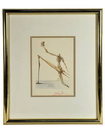 Salvador Dali- Inferno Canto Signed Woodblock