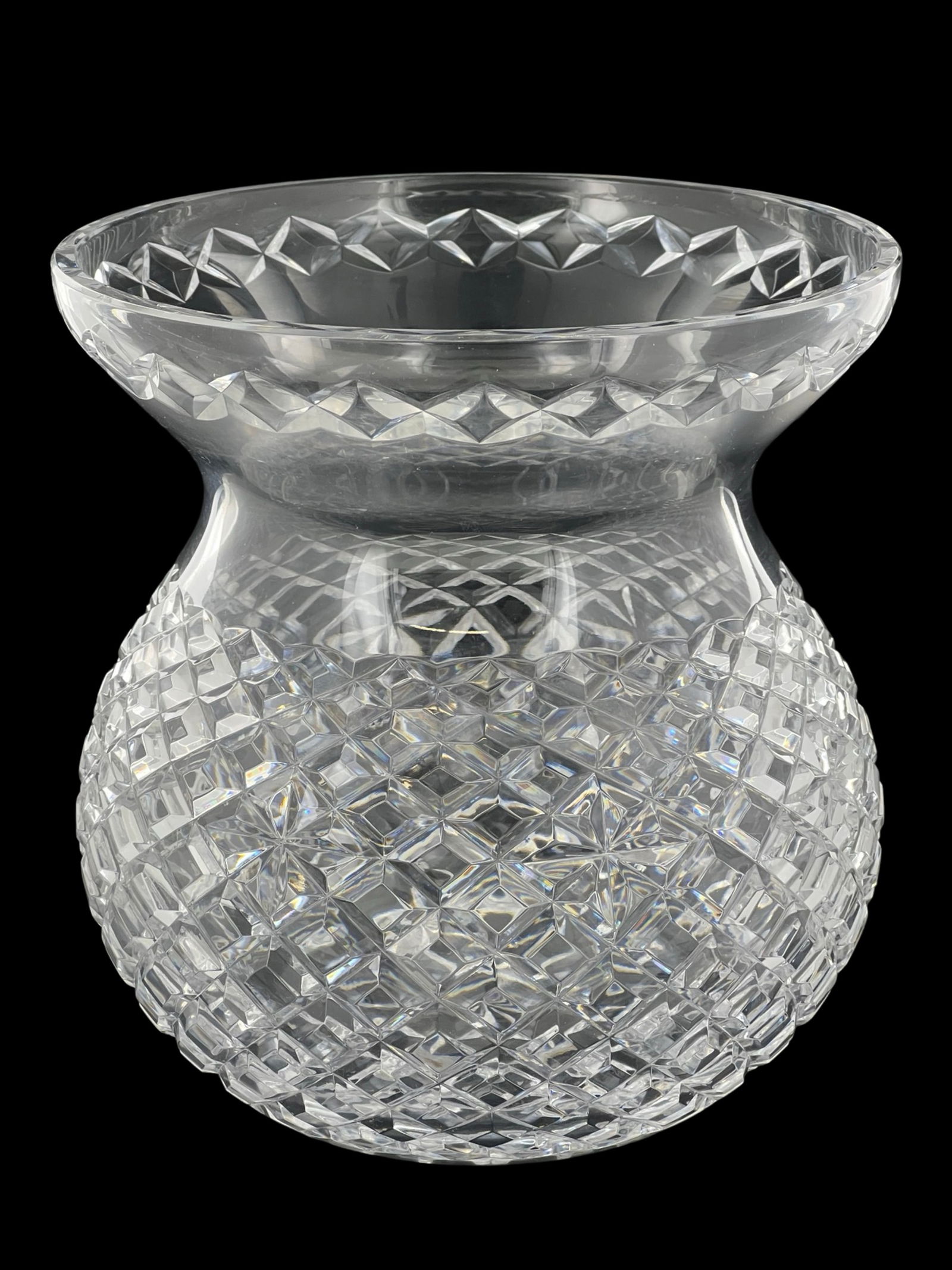 Waterford Crystal "Corset" Centerpiece Flower Vase (1 of 5)