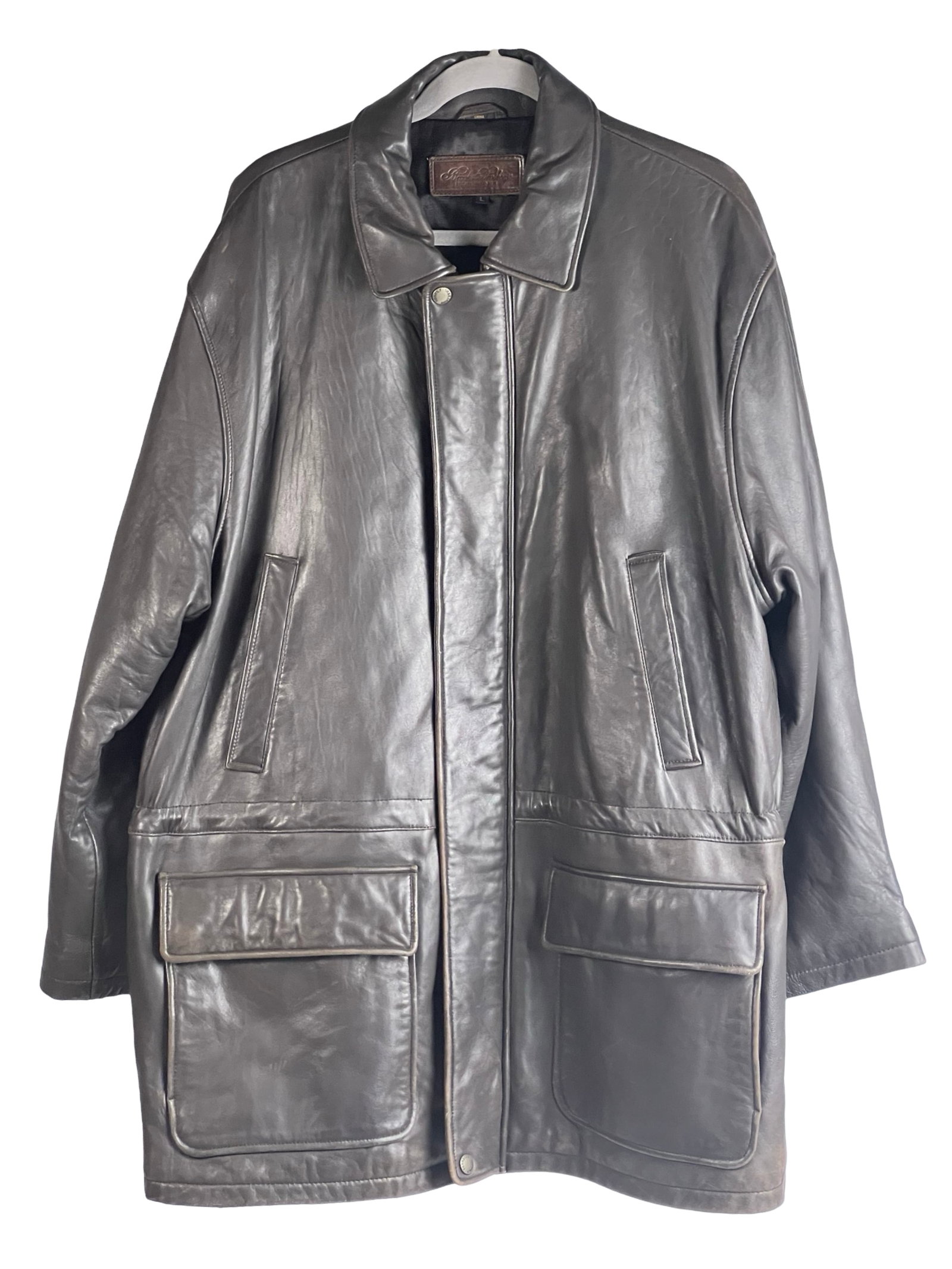 Brooks Brothers Men's Leather Jacket Sz L (1 of 5)