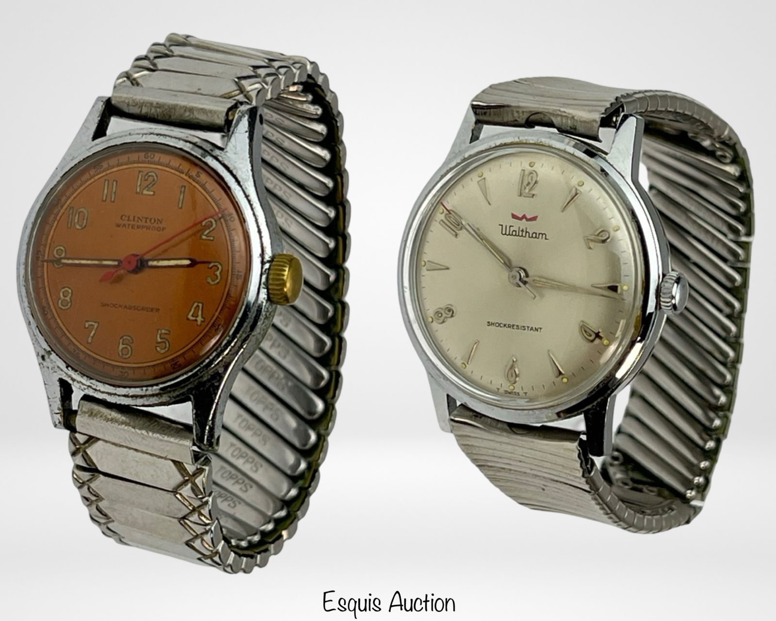 Waltham & Clinton- Two Vintage Men's Watches. (1 of 7)