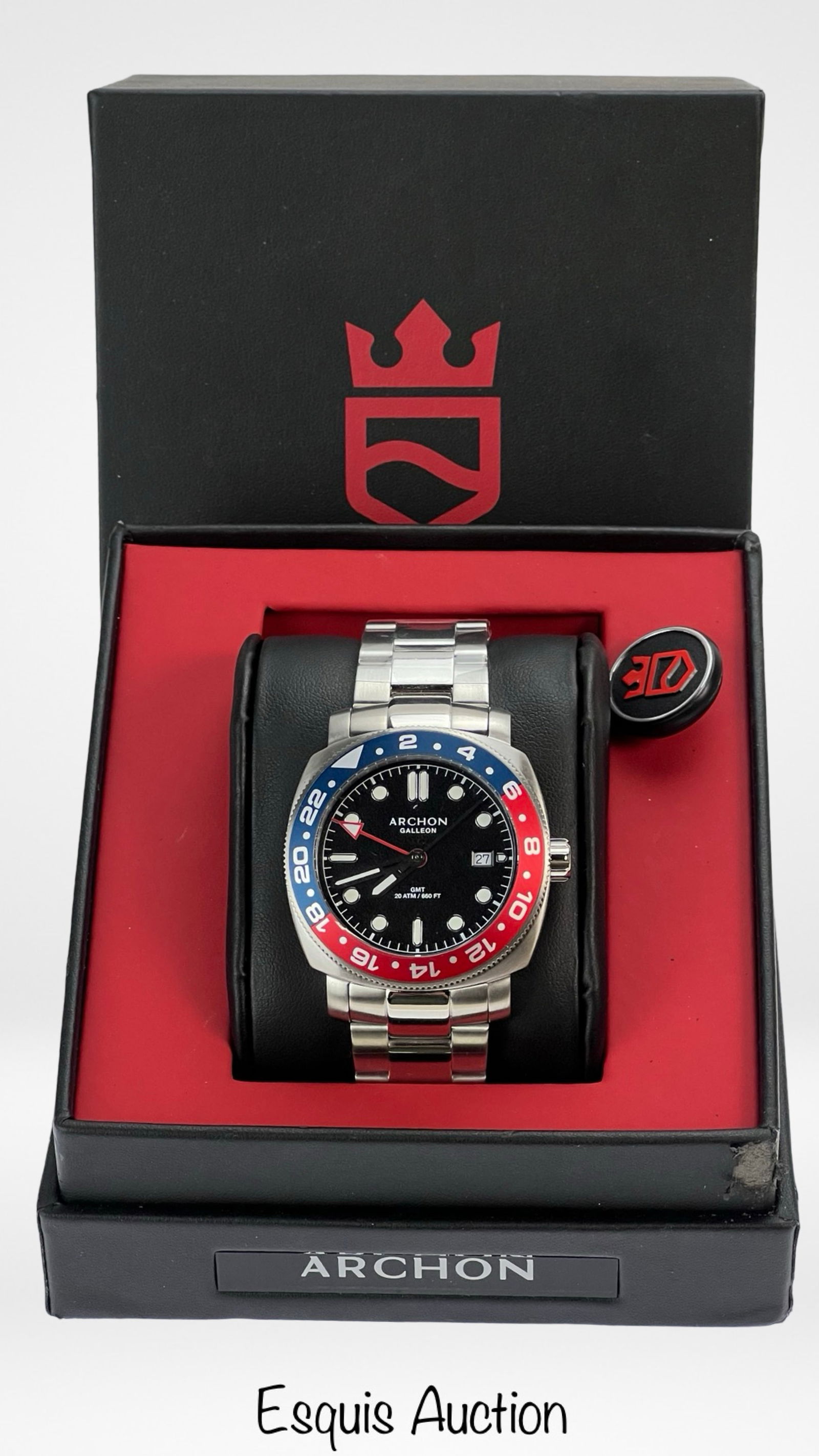 Archon Galleon Men's GMT Wrist Watch (1 of 5)