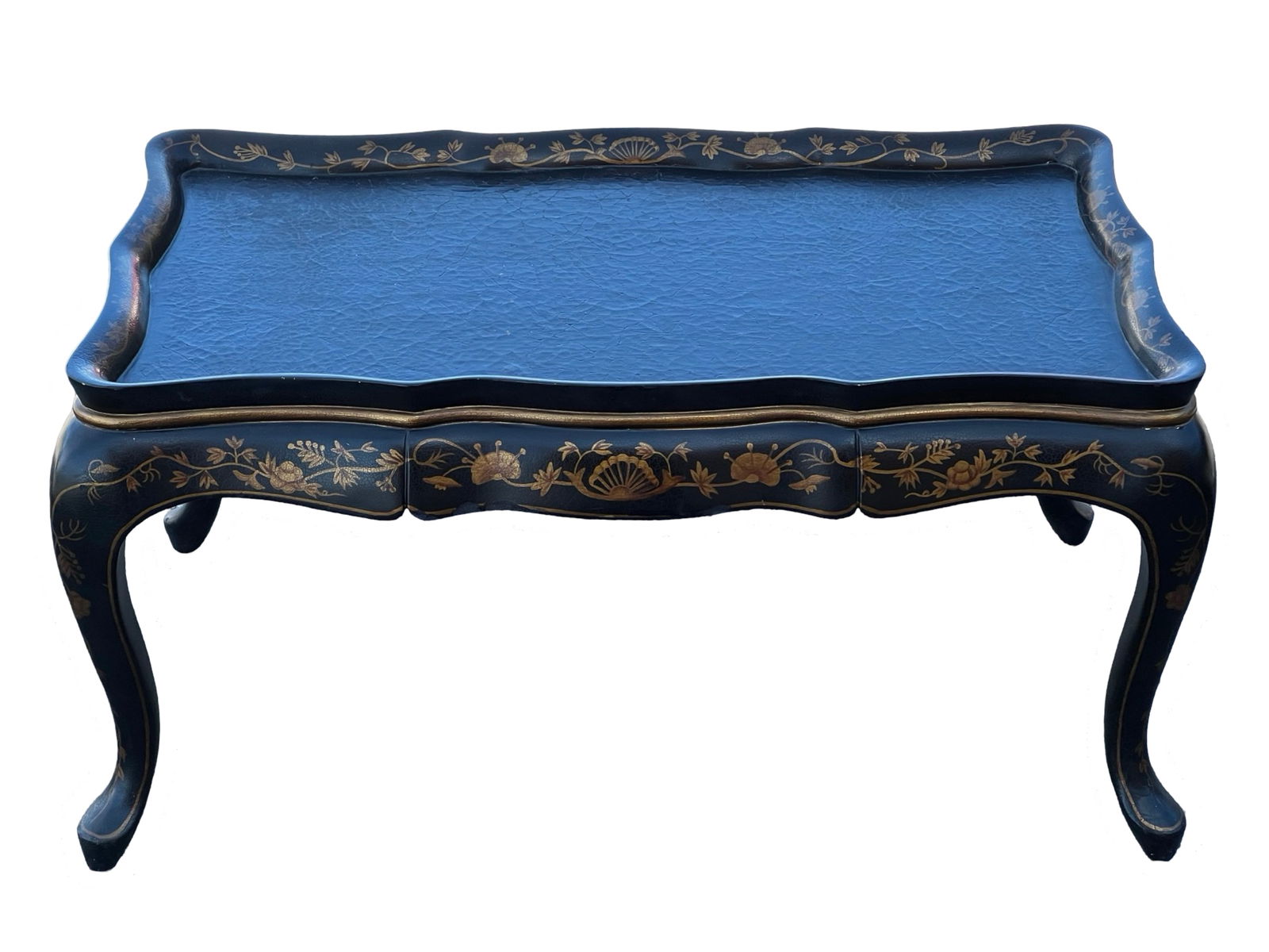 Vintage Chinese Black Lacquer Coffee Table (1 of 6)