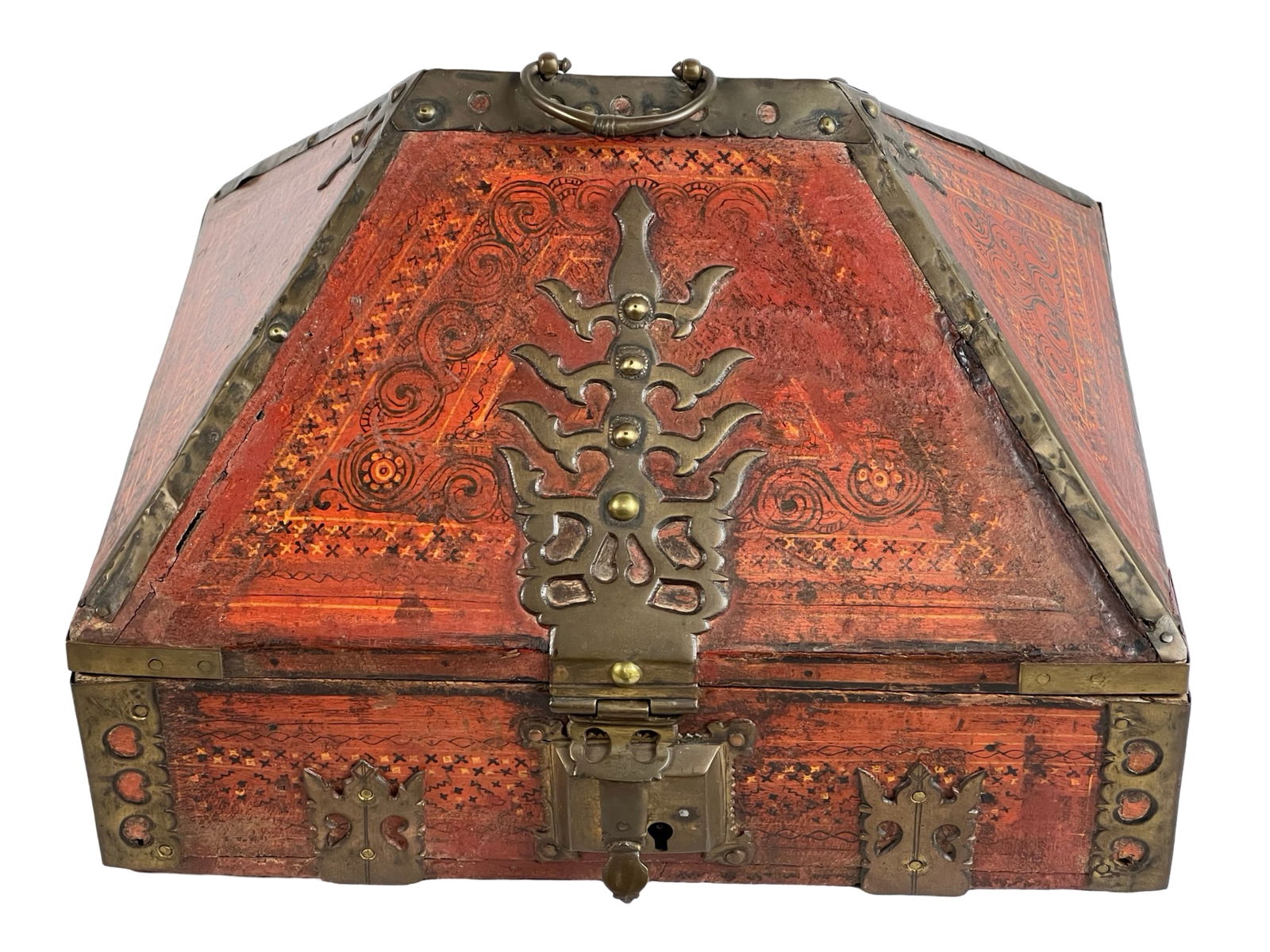 Antique Kerala Malabar Dowry Box (1 of 6)