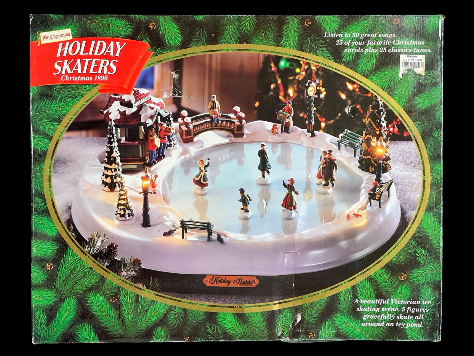 Mr. Christmas "Holiday Skaters" Ice Skating (1 of 1)