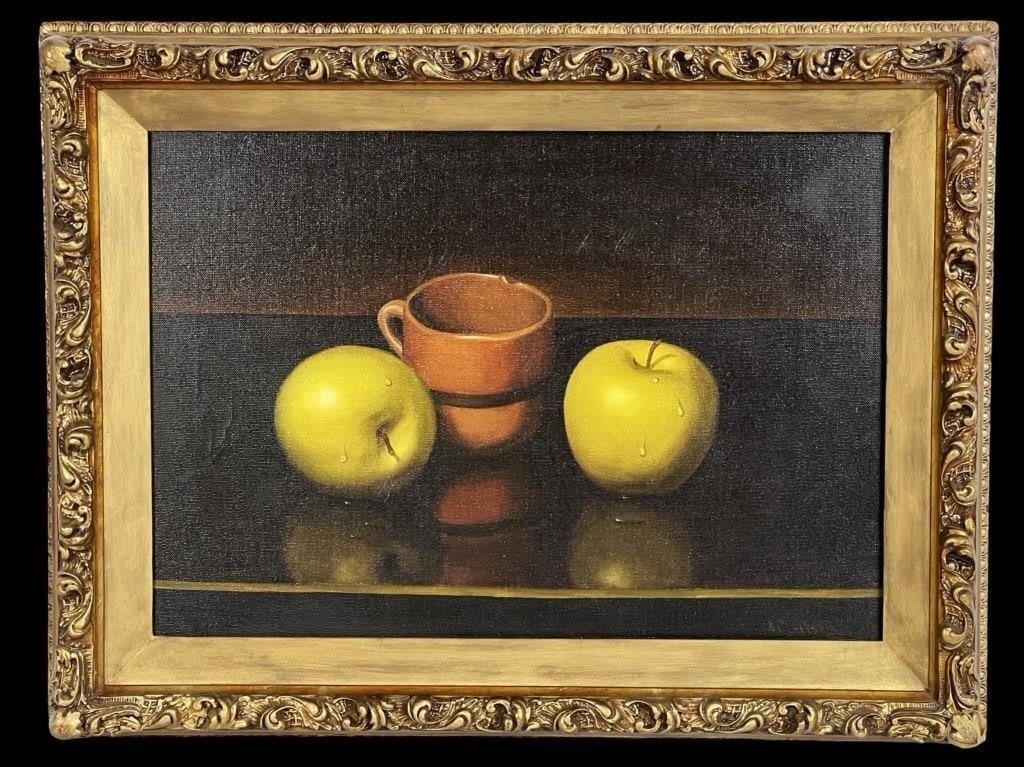 Al (Alfred) Jackson Still Life w/ Apples Painting (1 of 4)