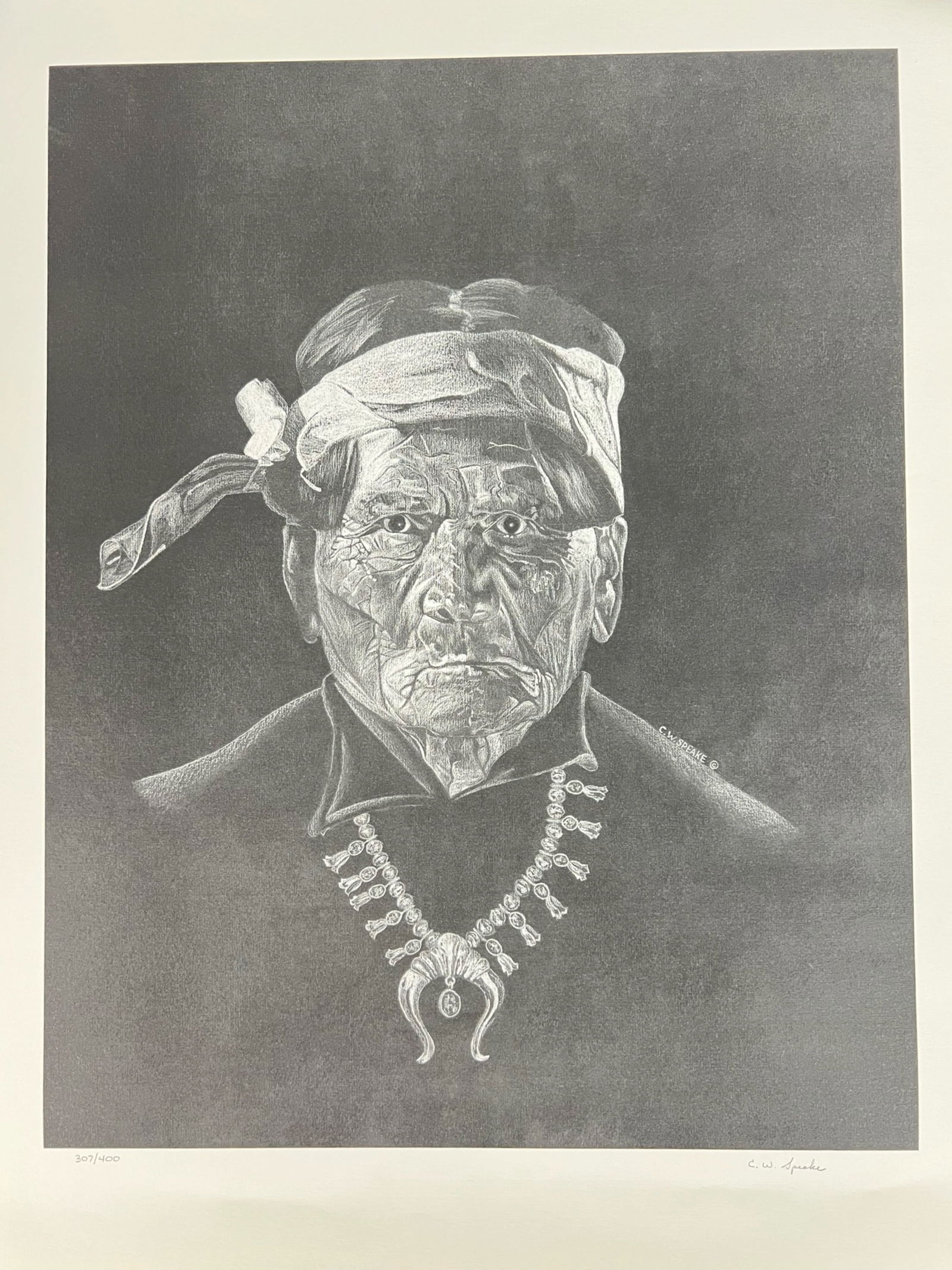 Charles Speake - Navajo Warrior LE Signed Litho (1 of 4)