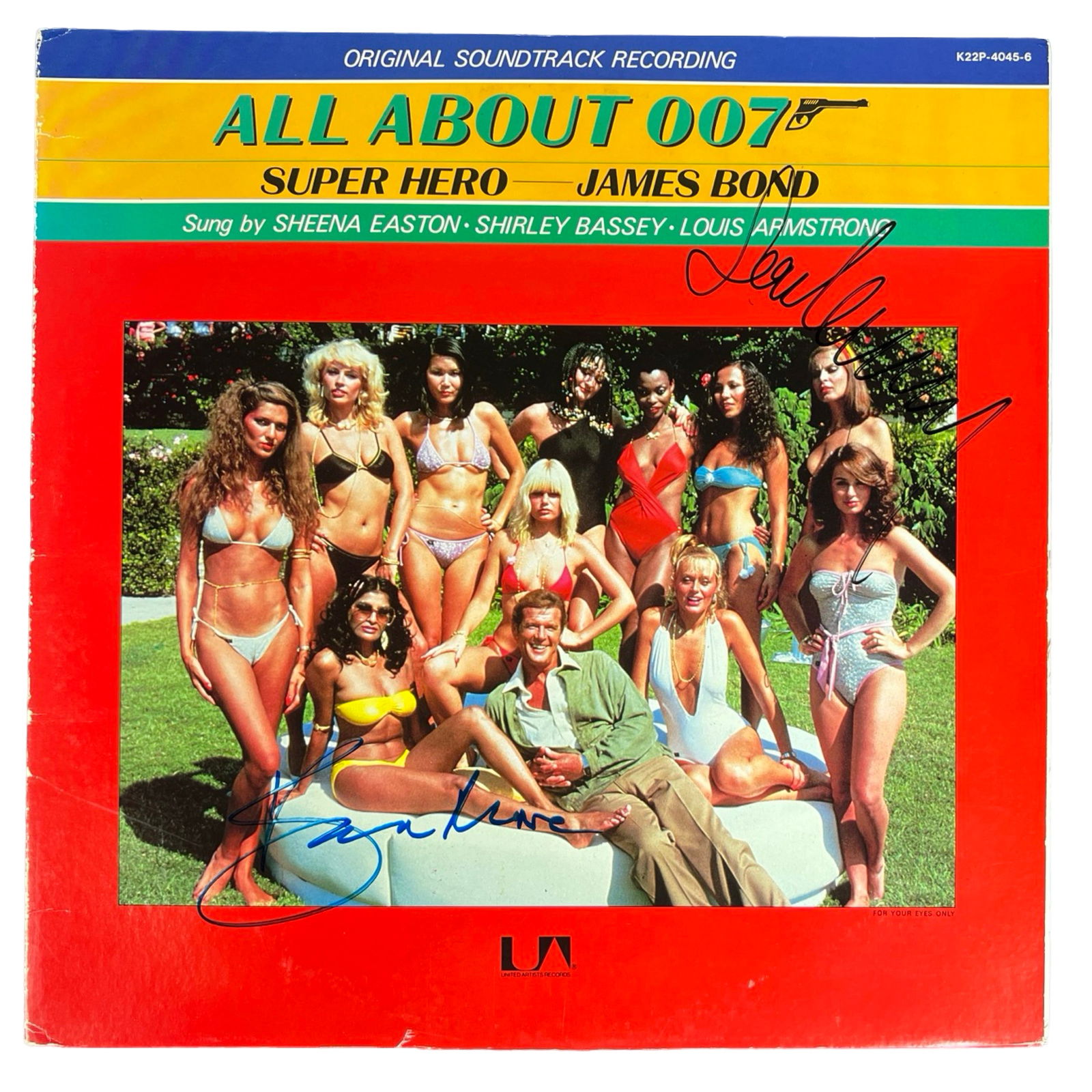 Sean Connery & Roger Moore Signed James Bond Album (1 of 6)