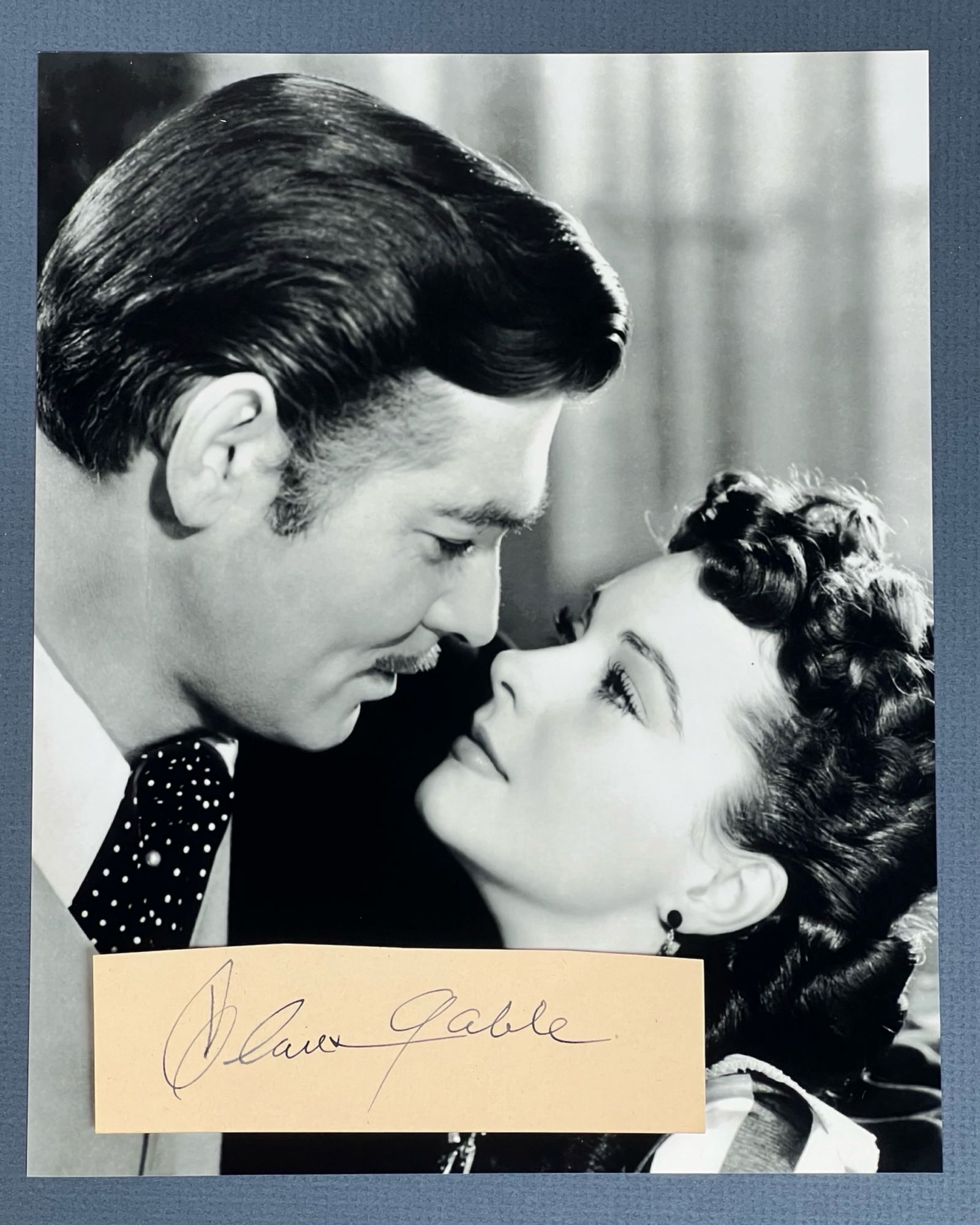Clark Gable Signature w/ Gone with the Wind Photo (1 of 3)