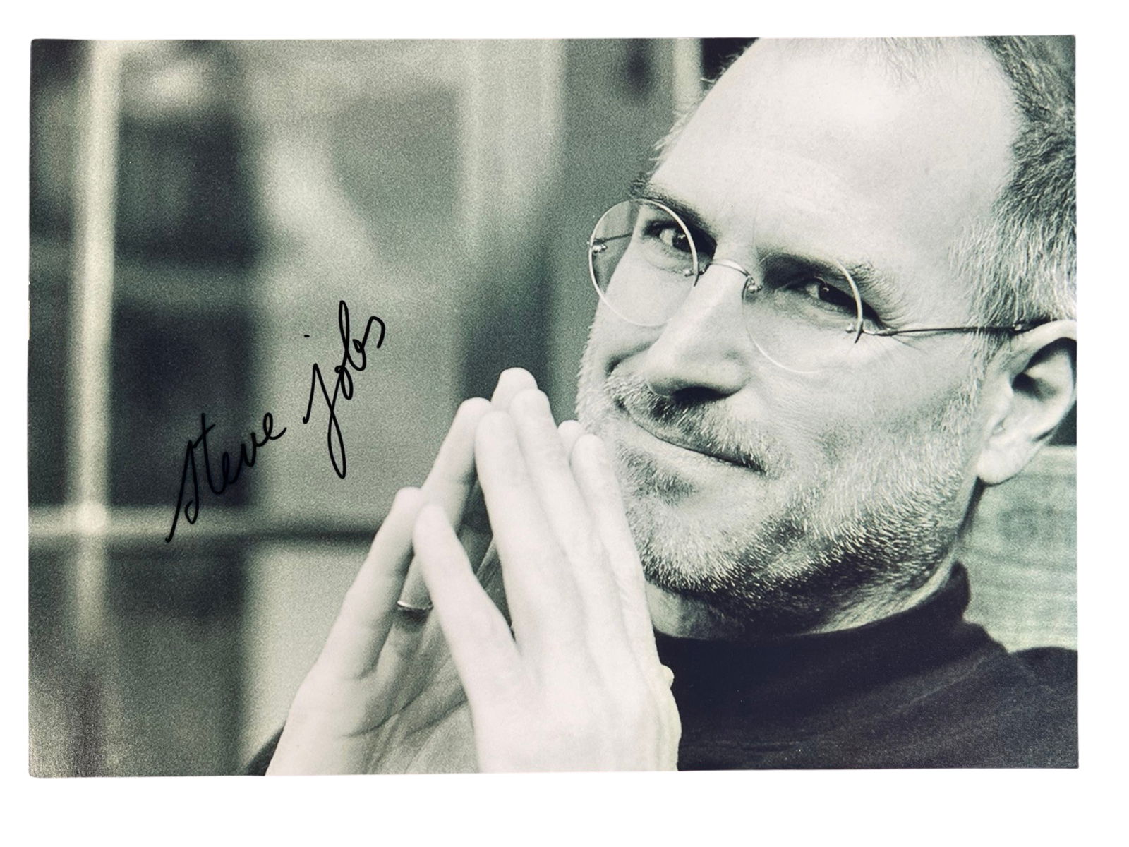 Steve Jobs Autographed/ Signed Photograph (1 of 3)