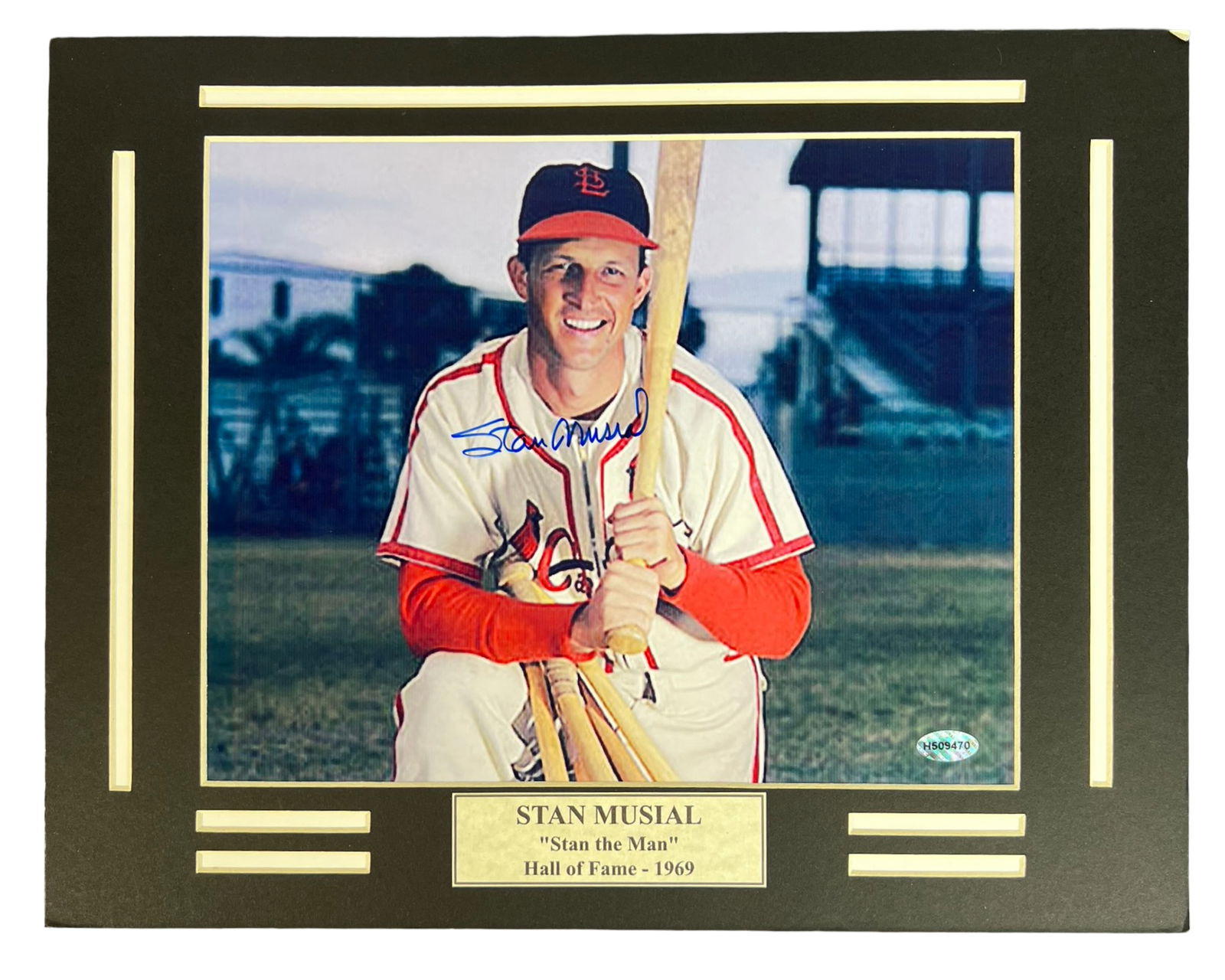 Stan Musial Autographed/ Signed Photograph (1 of 2)