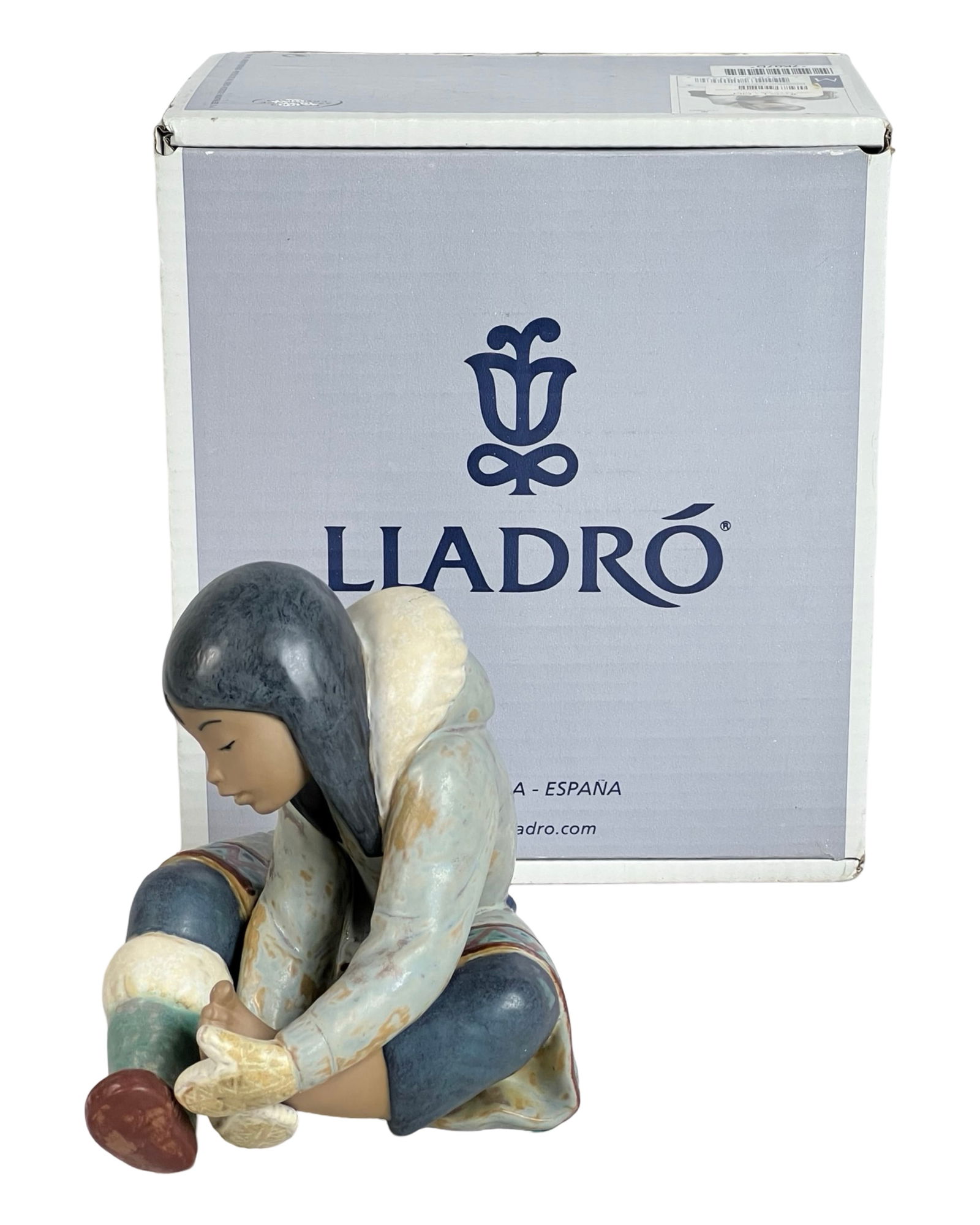 Lladro "Eskimo Girl With Cold Feet" Figurine (1 of 5)