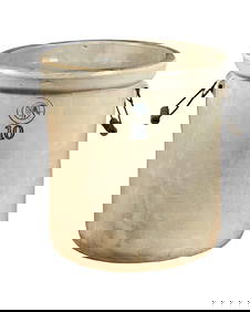 Medalta Pottery 6 gal Crock (JAS) as found Medalta Pottery 6 gal Crock (JAS) as found