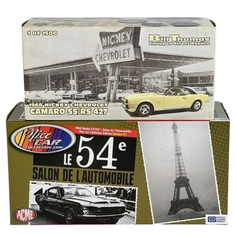 1968 Camero SS/RS & Shelby GT350 Die-Cast Models (1 of 3)