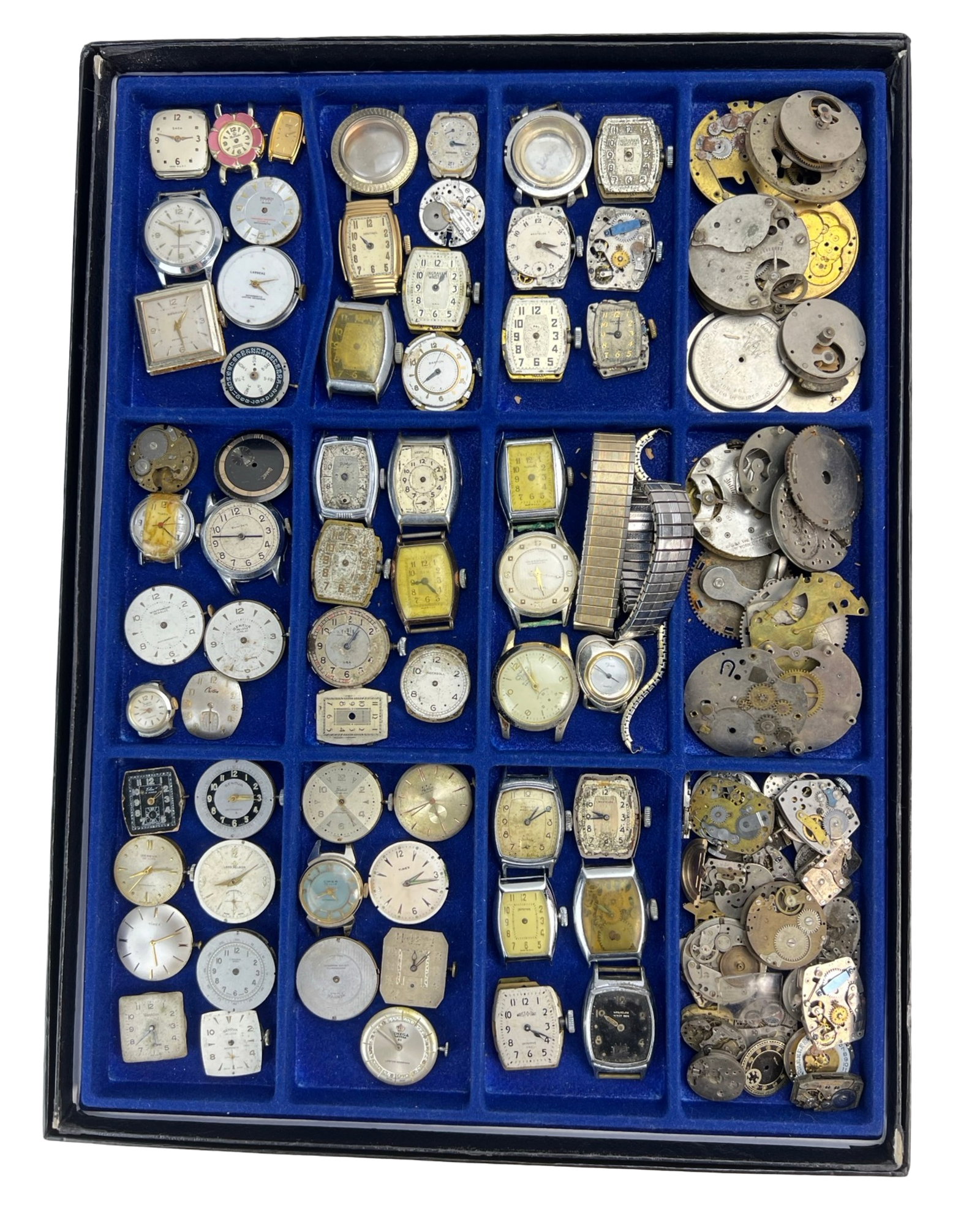 Vintage & Antique Watches Dials, Movements & Parts: Vintage & Antique Watches Dials, Movements & Parts. All are in as found condition.