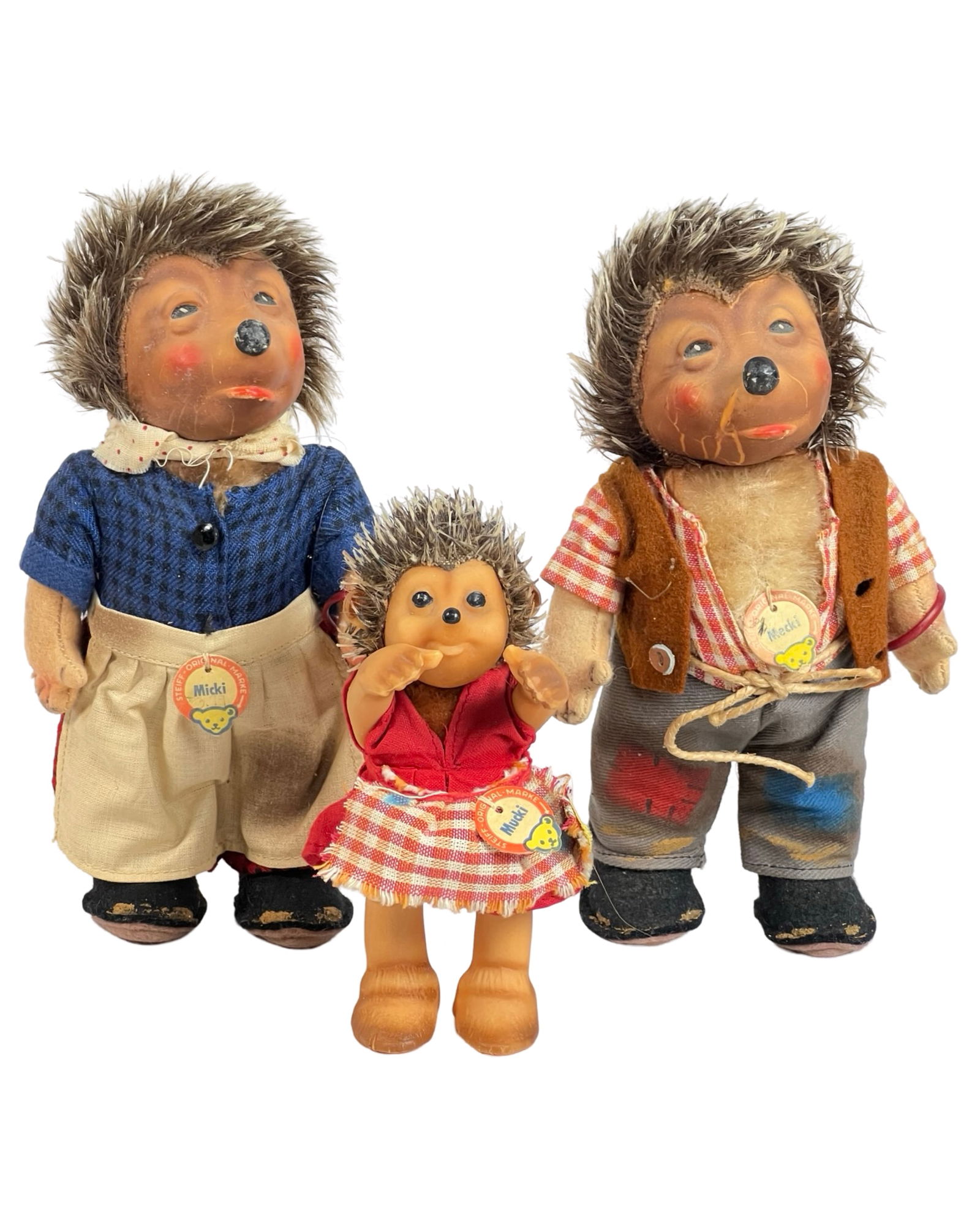 Steiff Mecki Micki Mucki Hedgehog Family (1 of 7)
