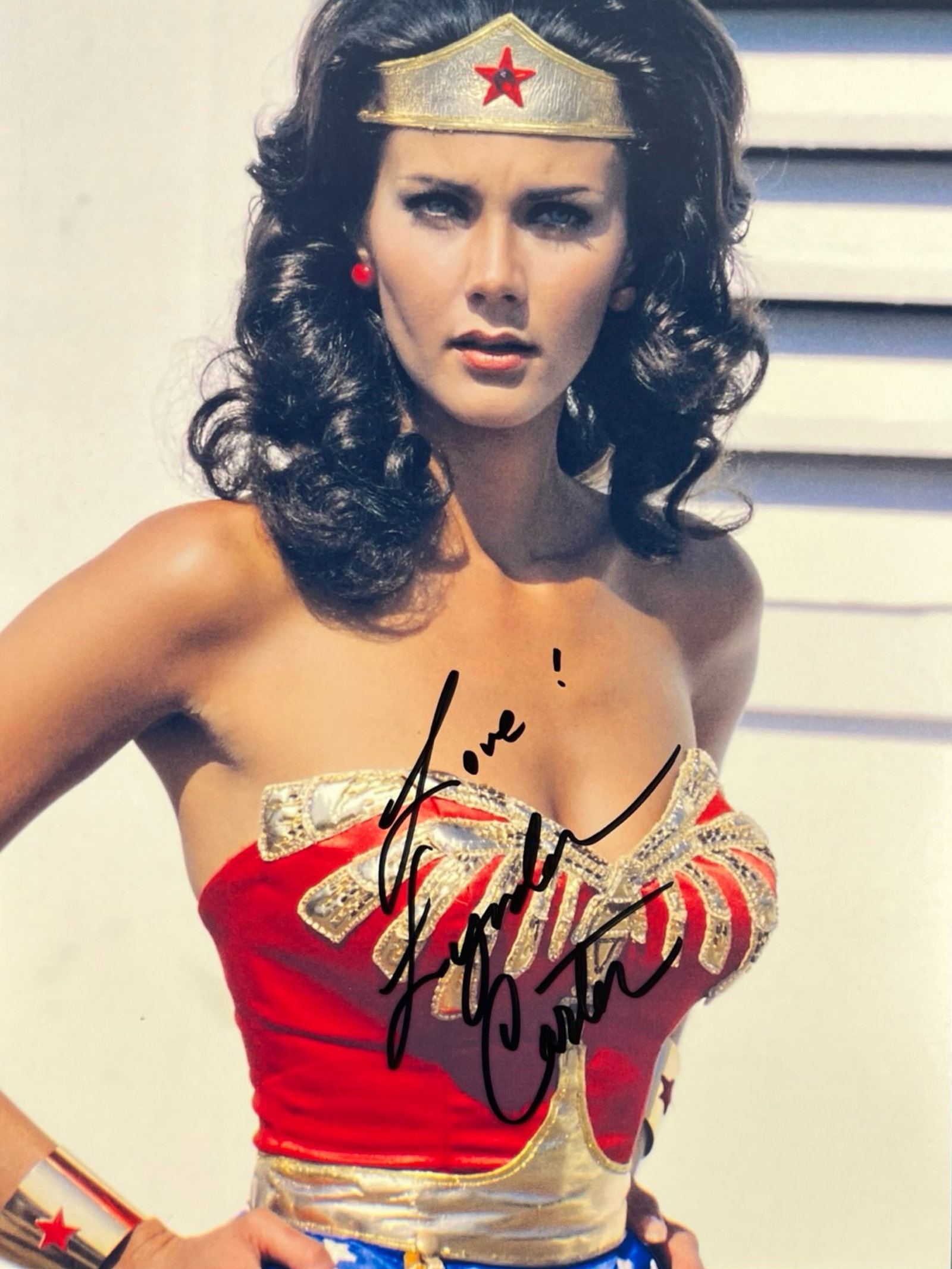 Lynda Carter Signed Wonder Woman Photograph (1 of 3)