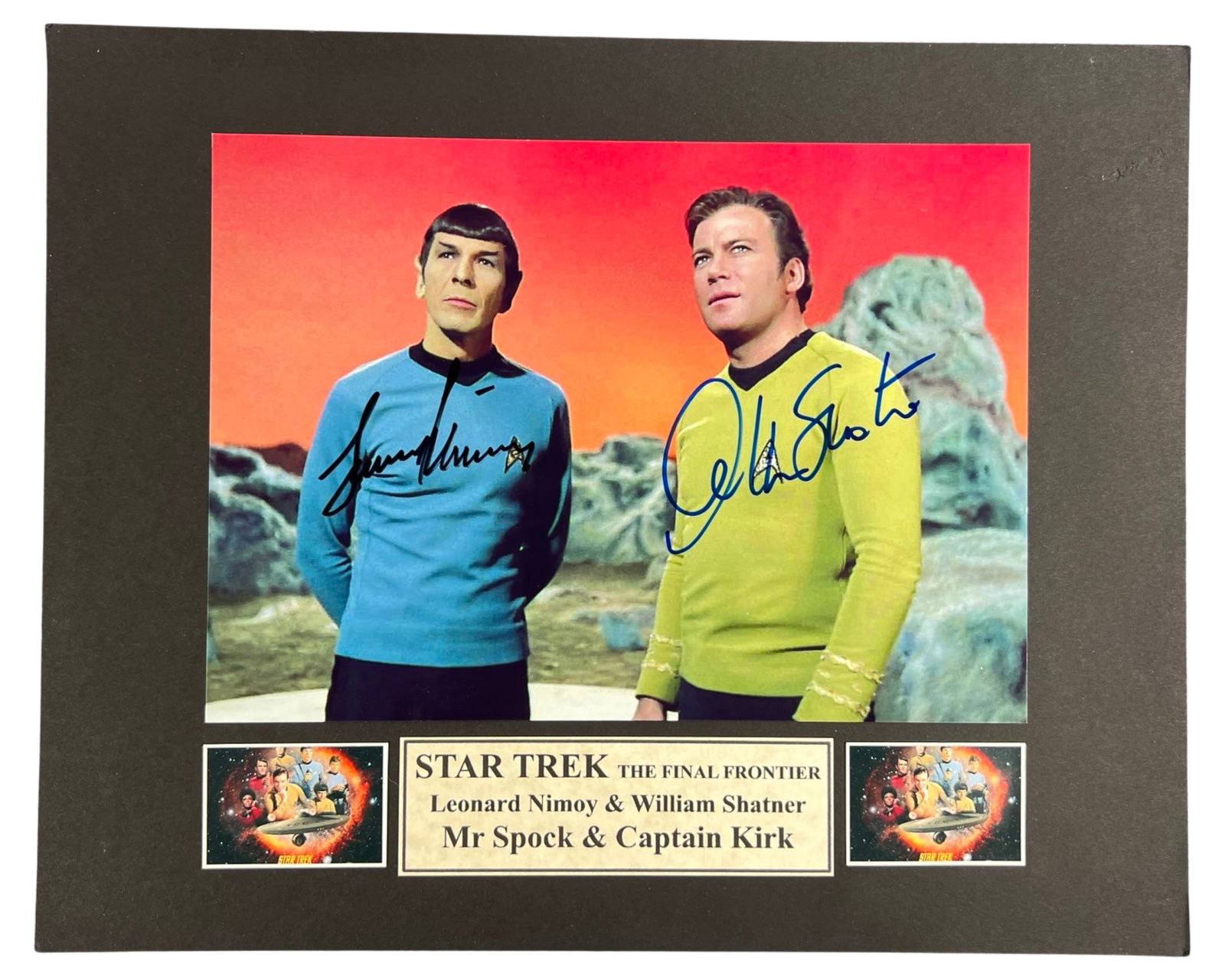 Star Trek Leonard Nimoy & William Shatner Signed P (1 of 2)
