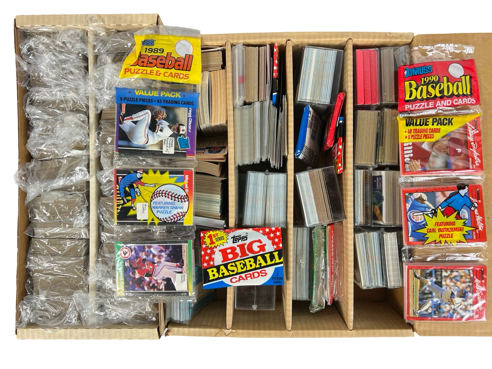 Unsearched Lot of Vintage Baseball Cards & Sealed (1 of 4)