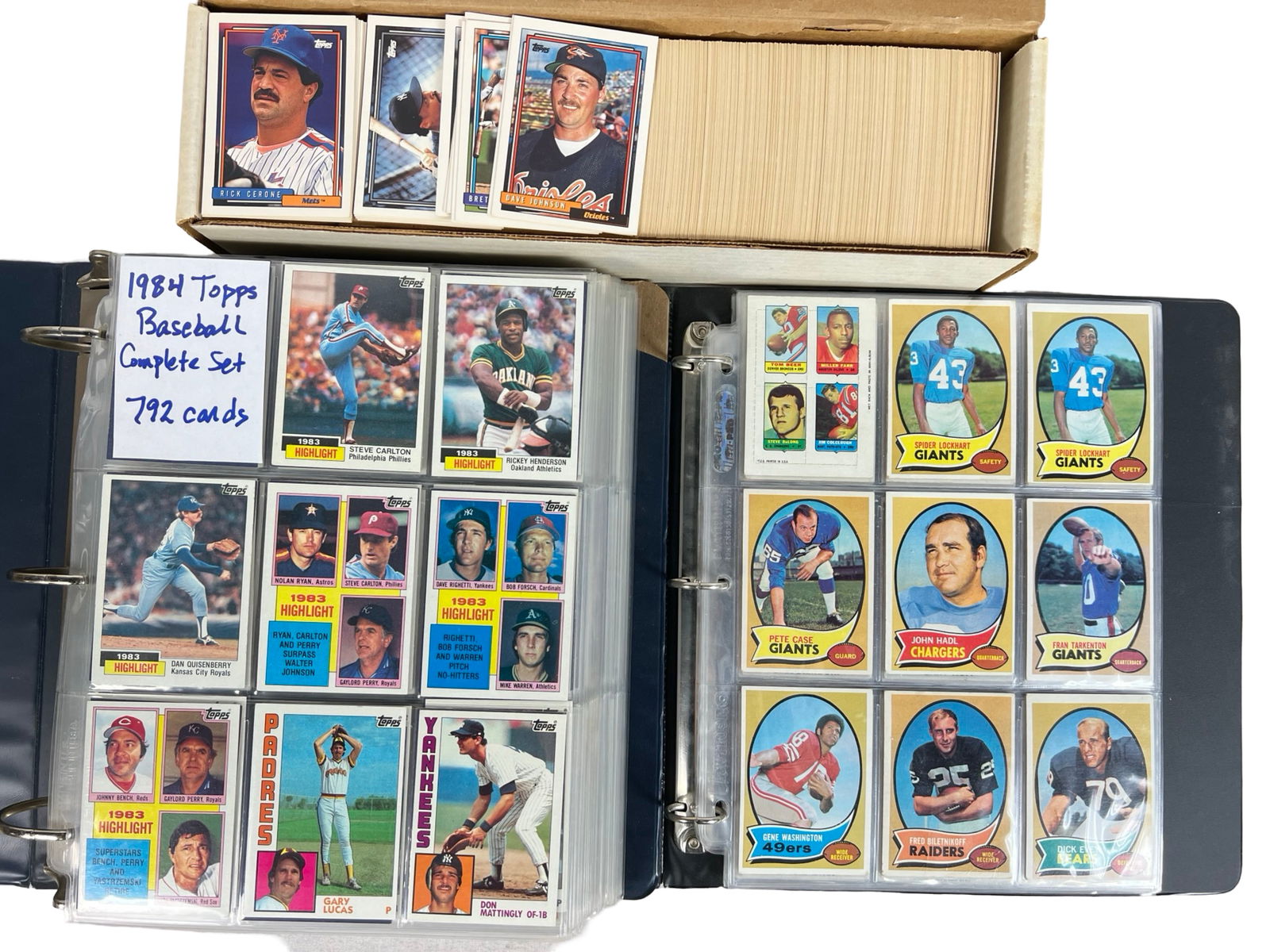 Topps Baseball & Football Cards 1970's- 1990's (1 of 5)