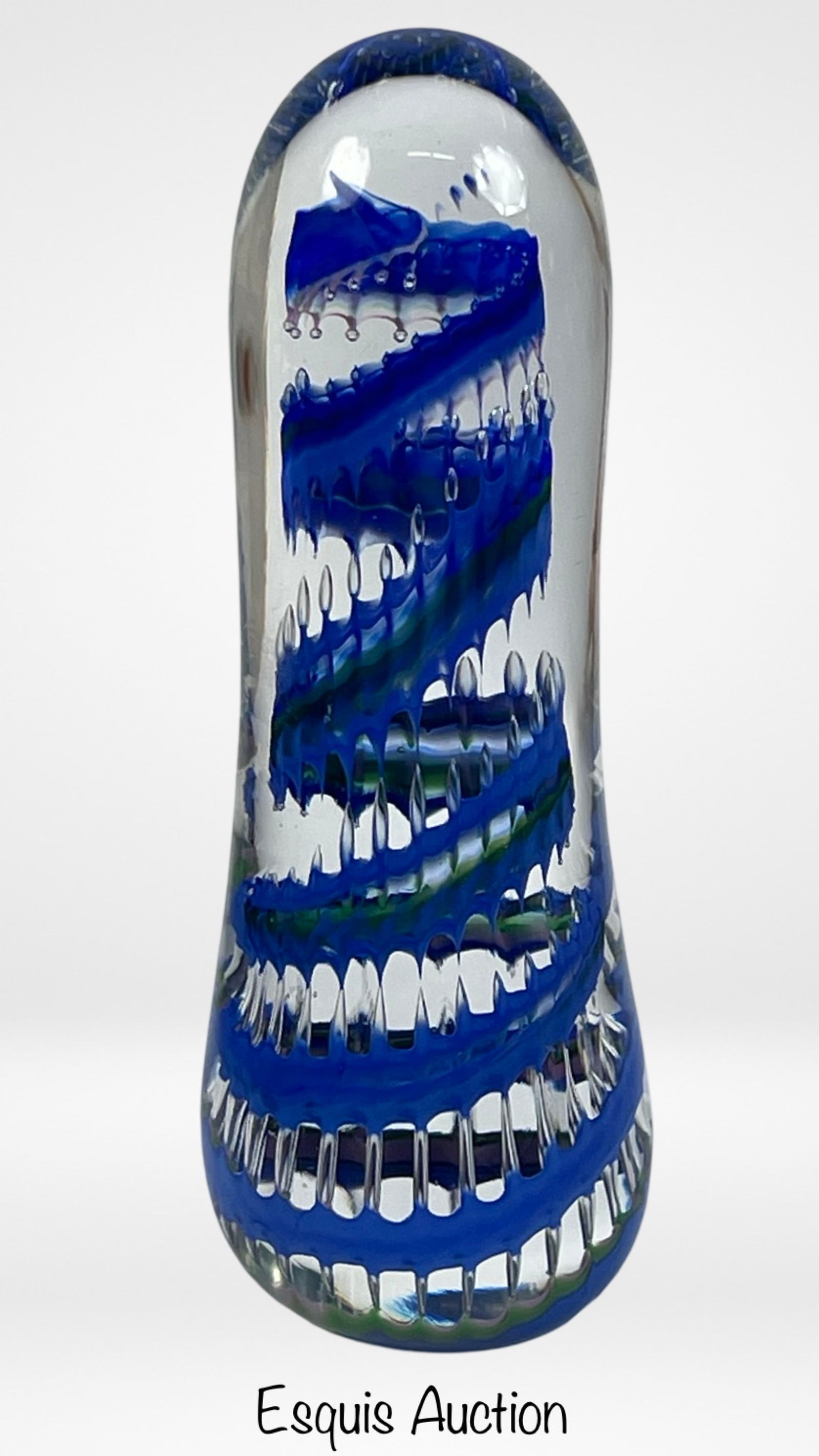 Chris Belleau Signed Art Glass Paperweight (1 of 3)